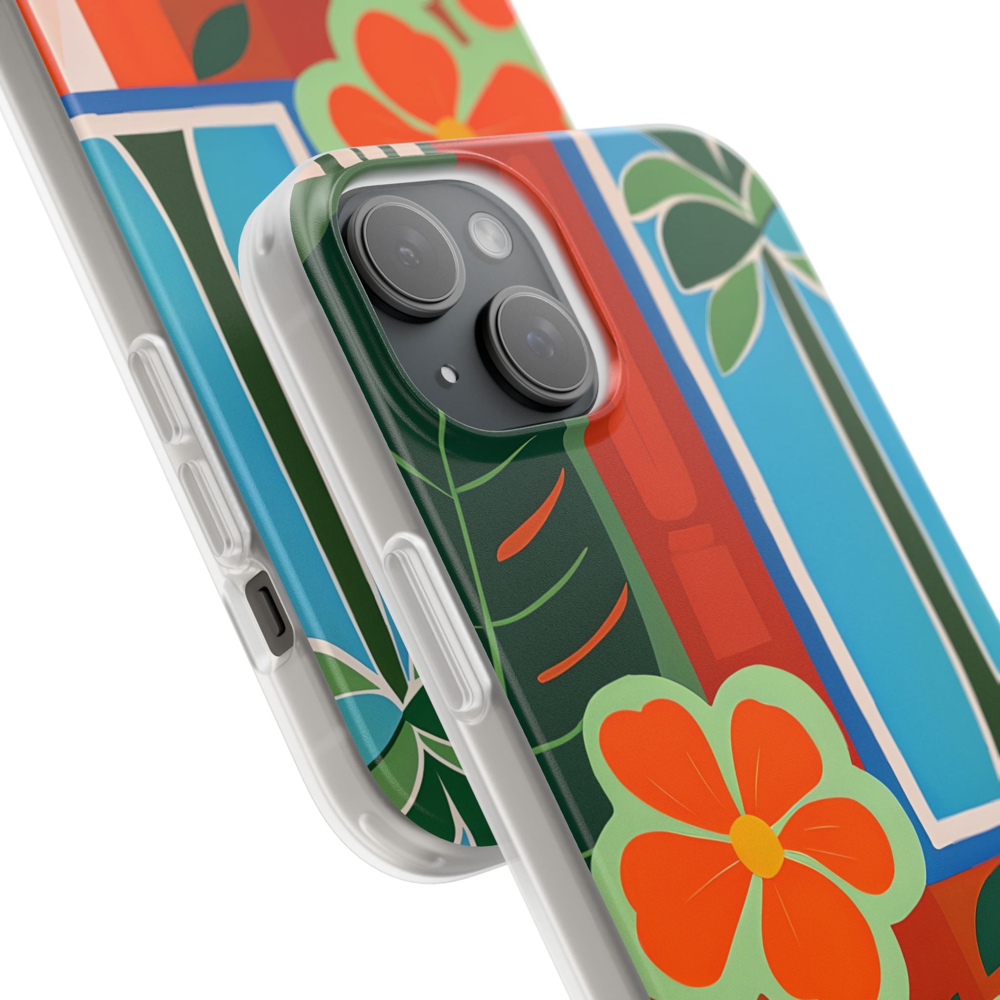 Orange Blossom Burst iPhone 15 Plus Case - Soft