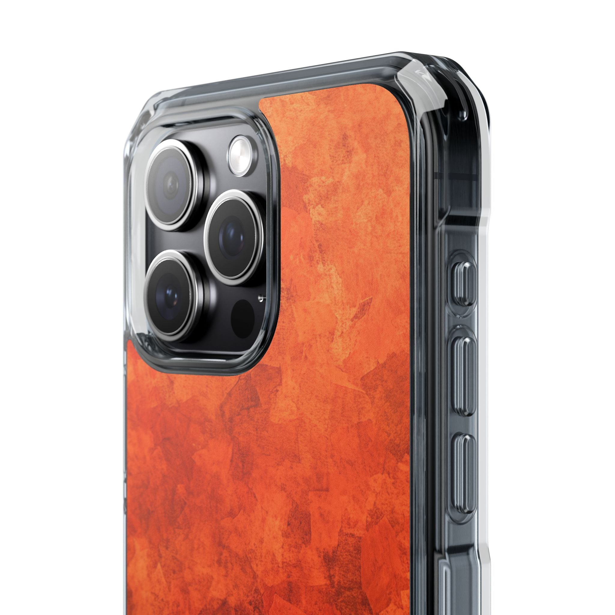 Strati d'Autunno Cremisi iPhone 15 - Impact Clear+