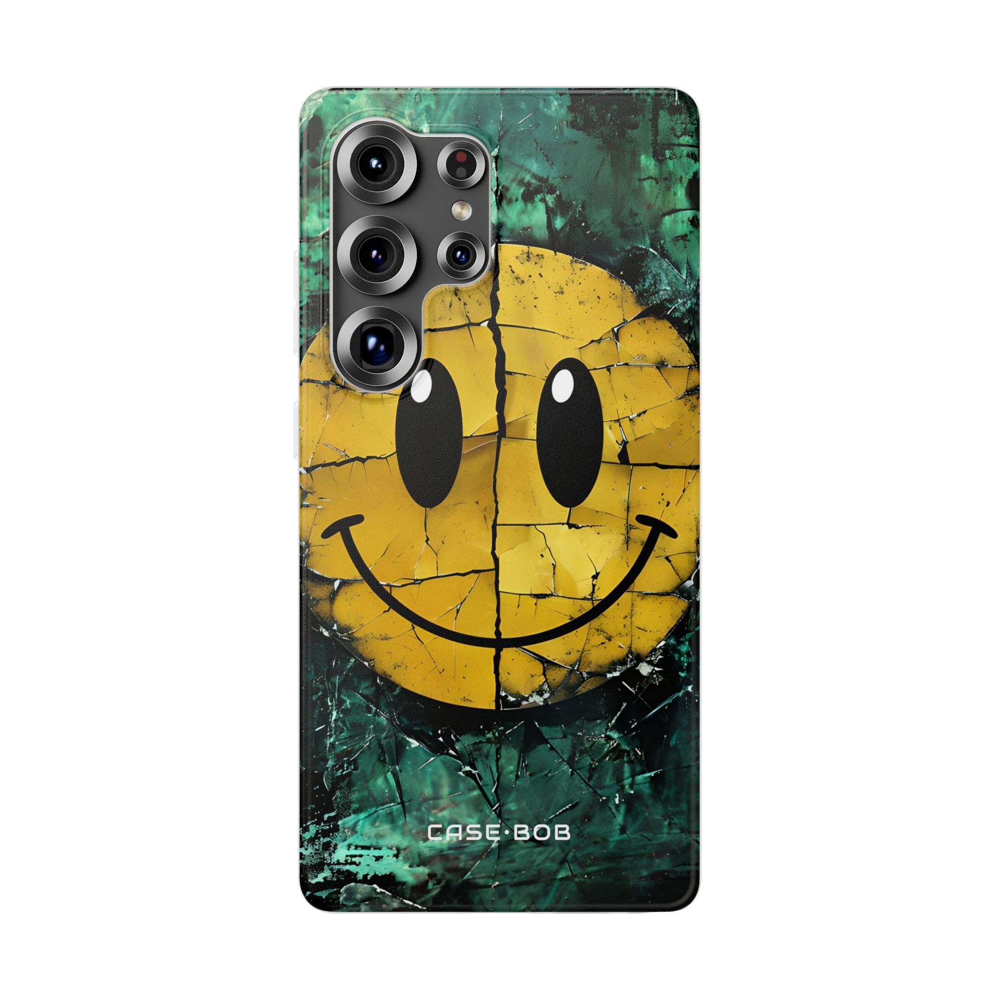 Cracked Smiley Samsung S25 Ultra Case - Soft