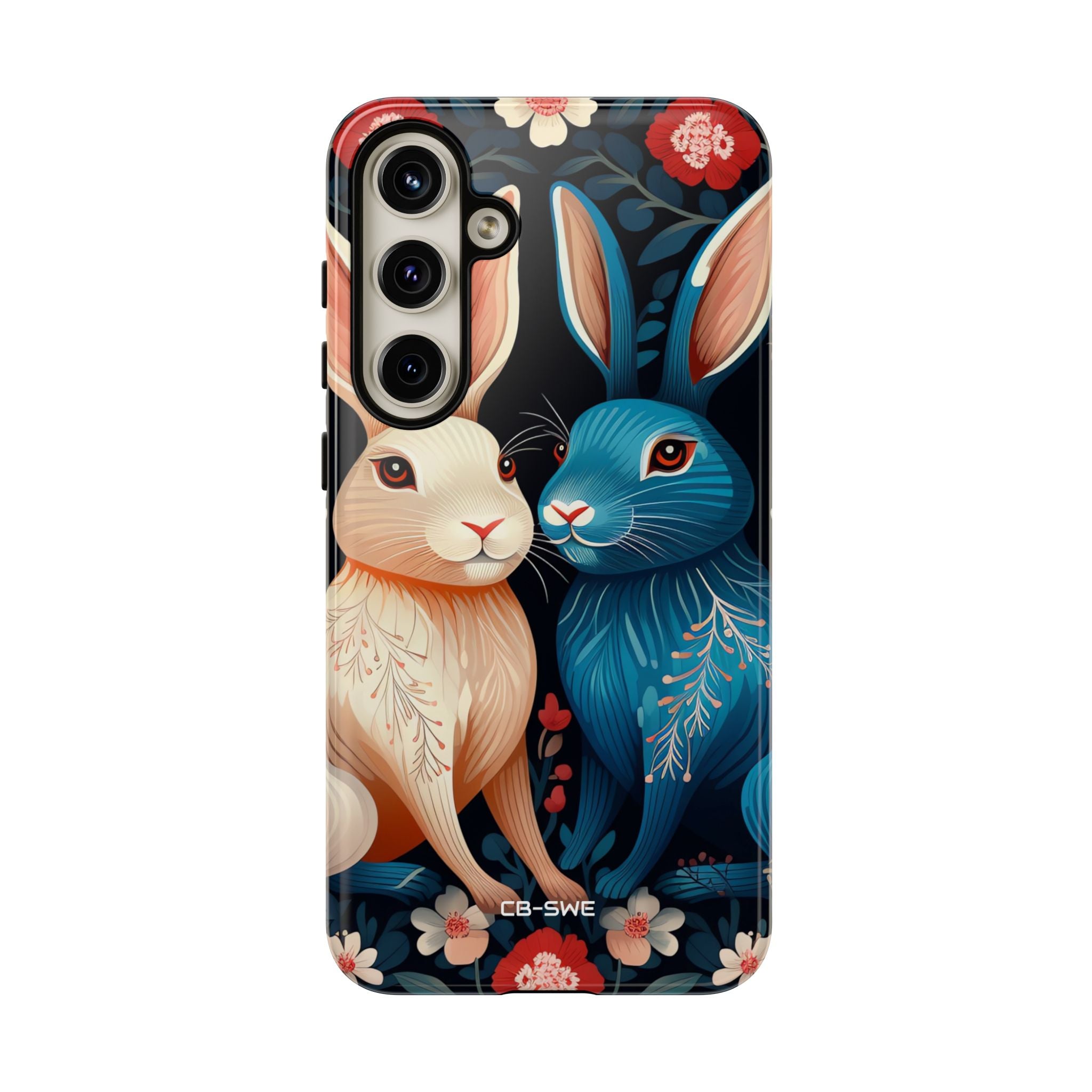 Rabbits Embrace Blossoms - Samsung Case