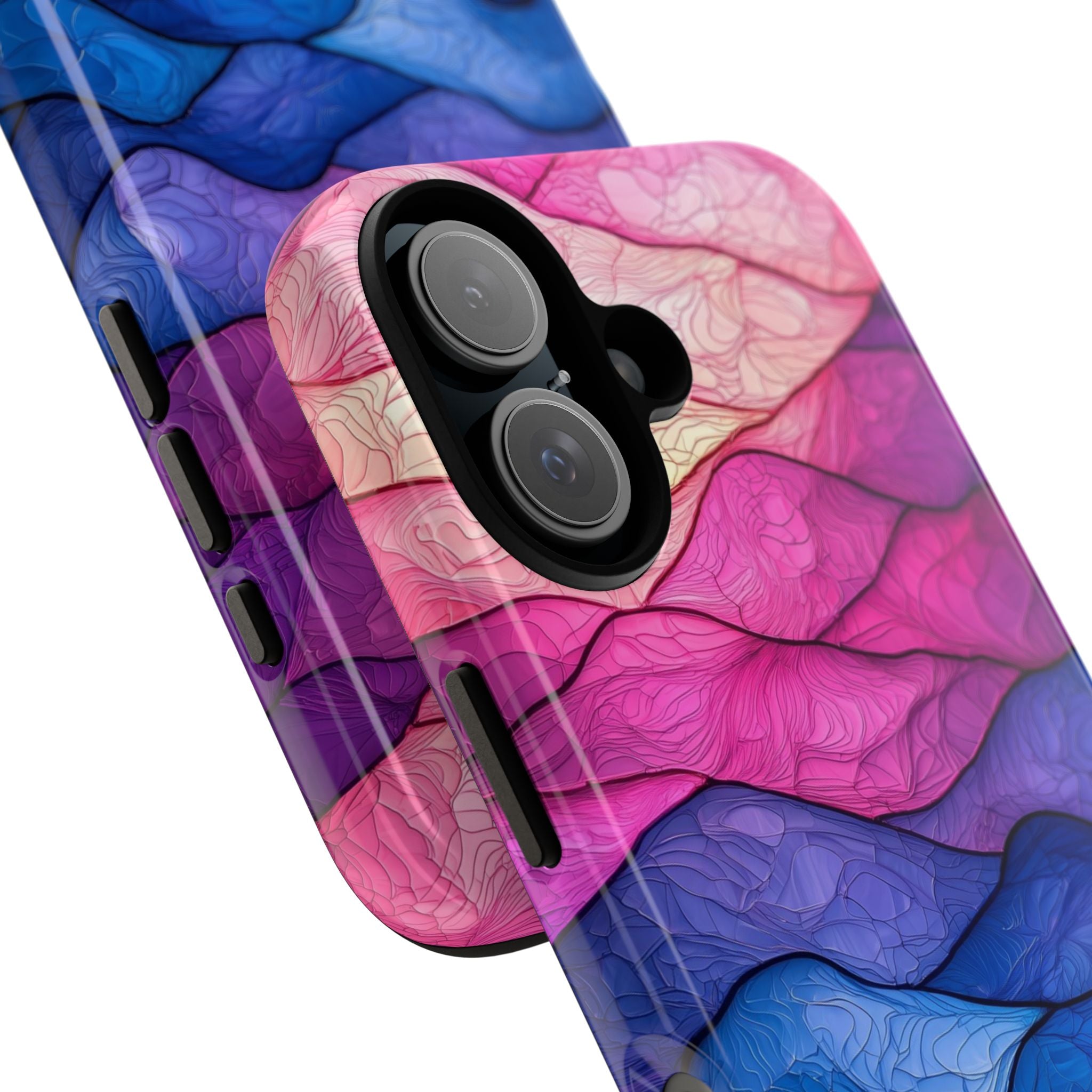 Wavy Vein Gradient iPhone 16 Plus Case - Tough