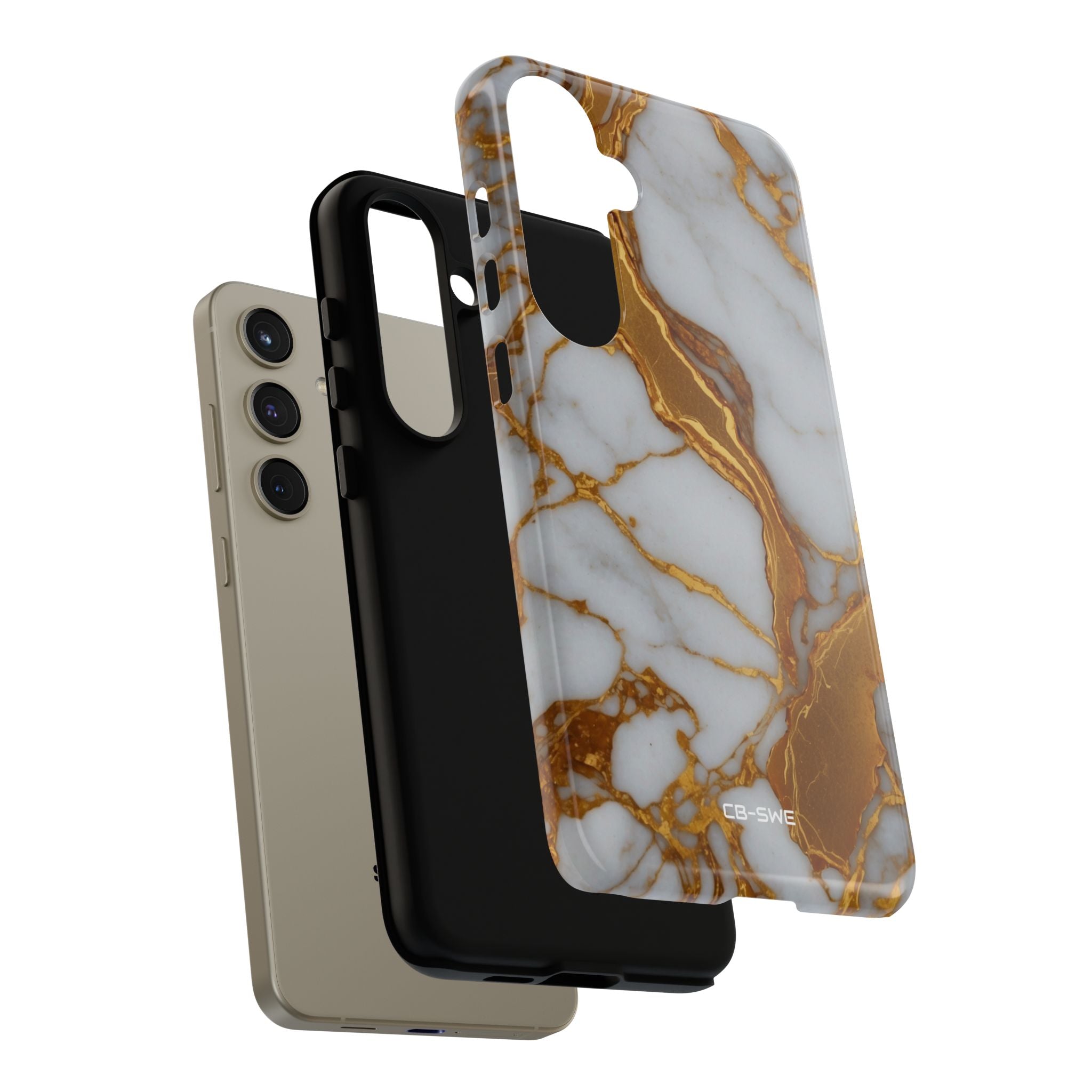 Golden Veins Flow - Samsung Case