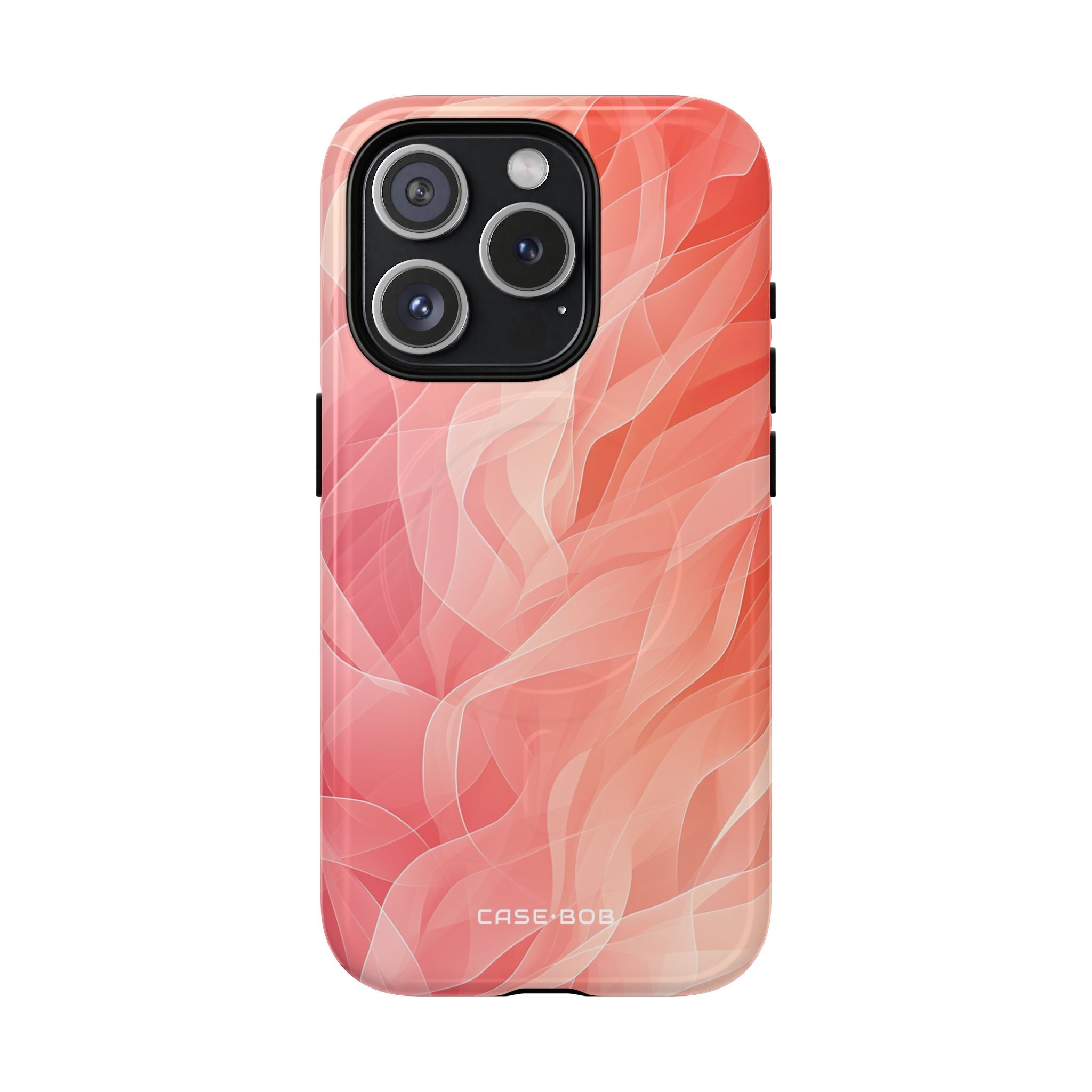 Peach Wave Drift iPhone 15 Pro Case - Tough+