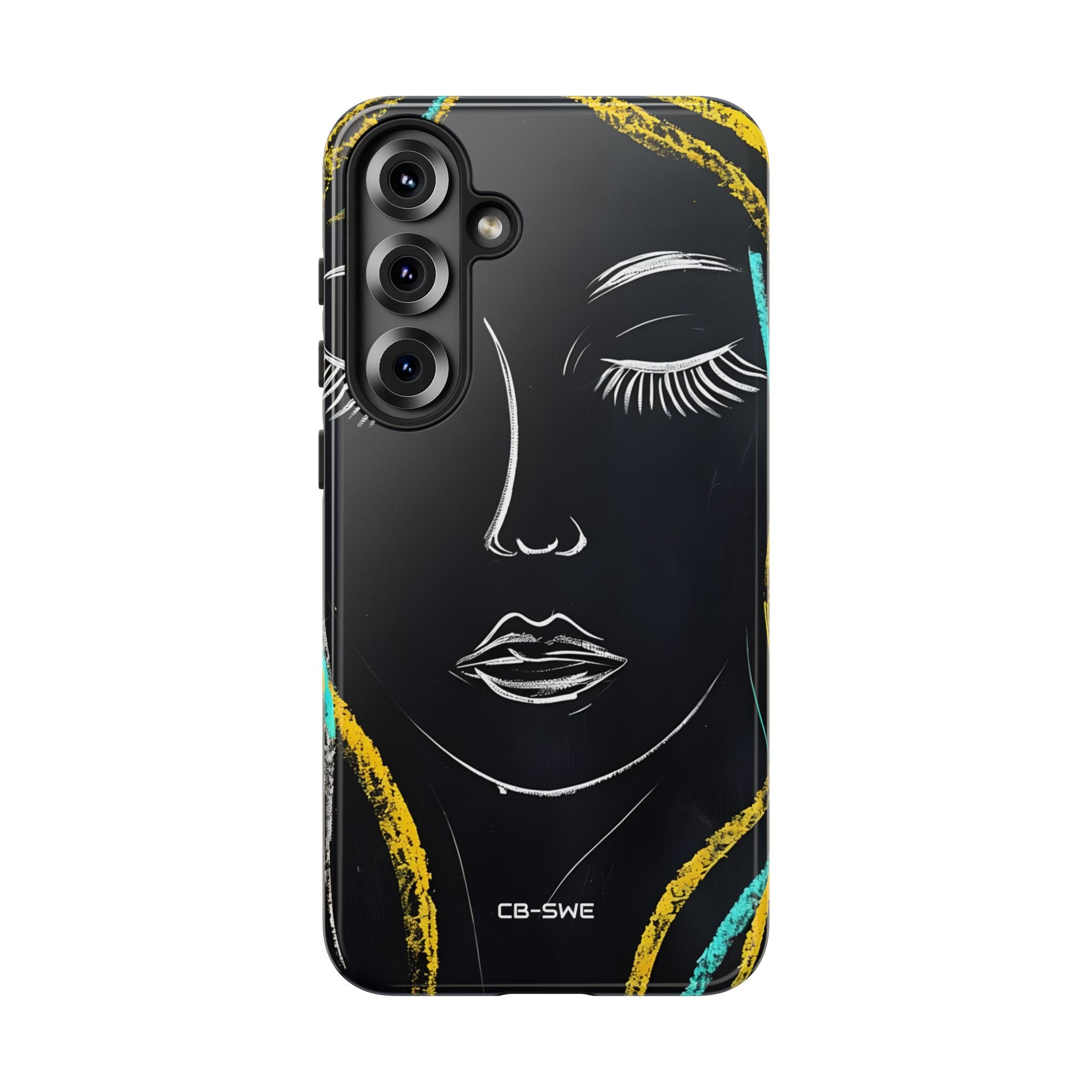 Vivid Minimalist Portrait - Samsung Case