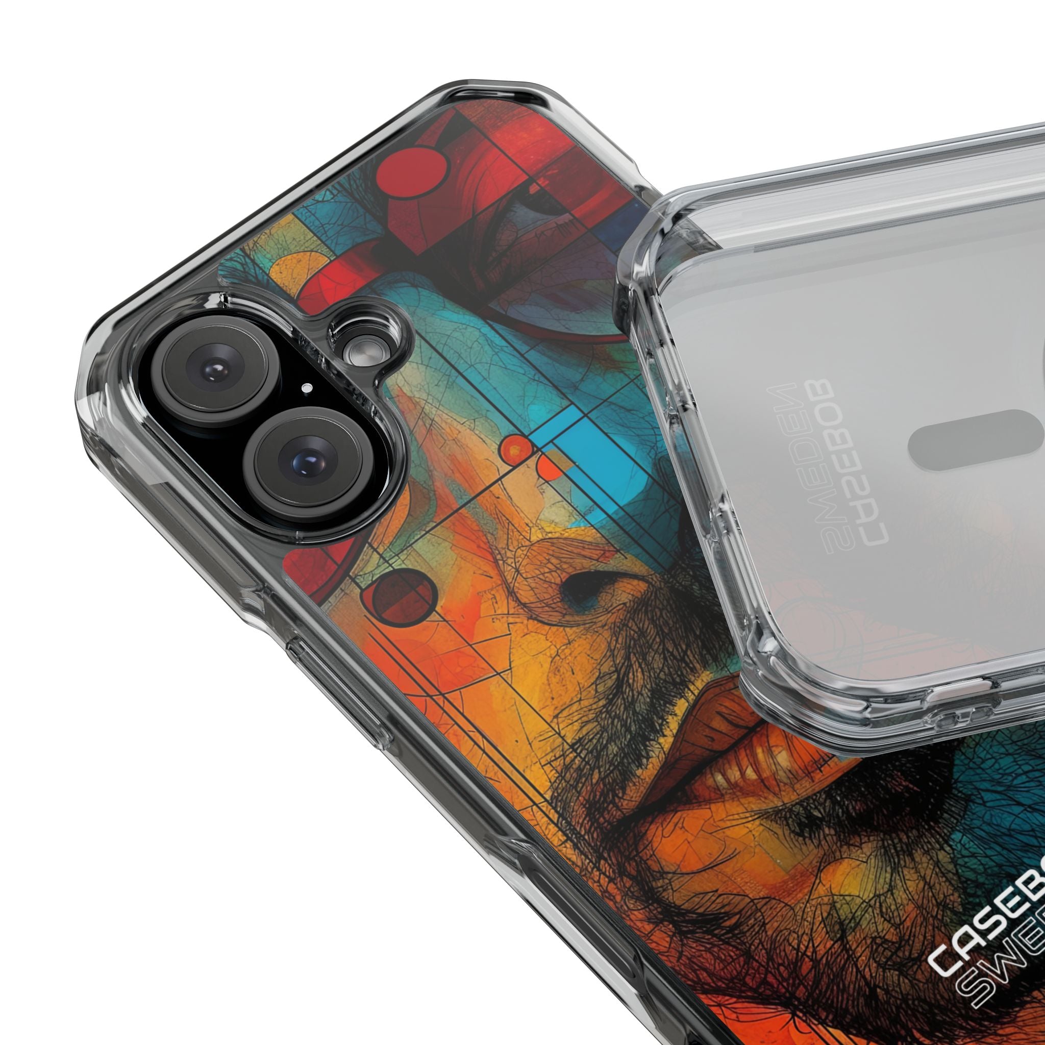 Cubist Glasses Face iPhone 16 - Impact Clear+