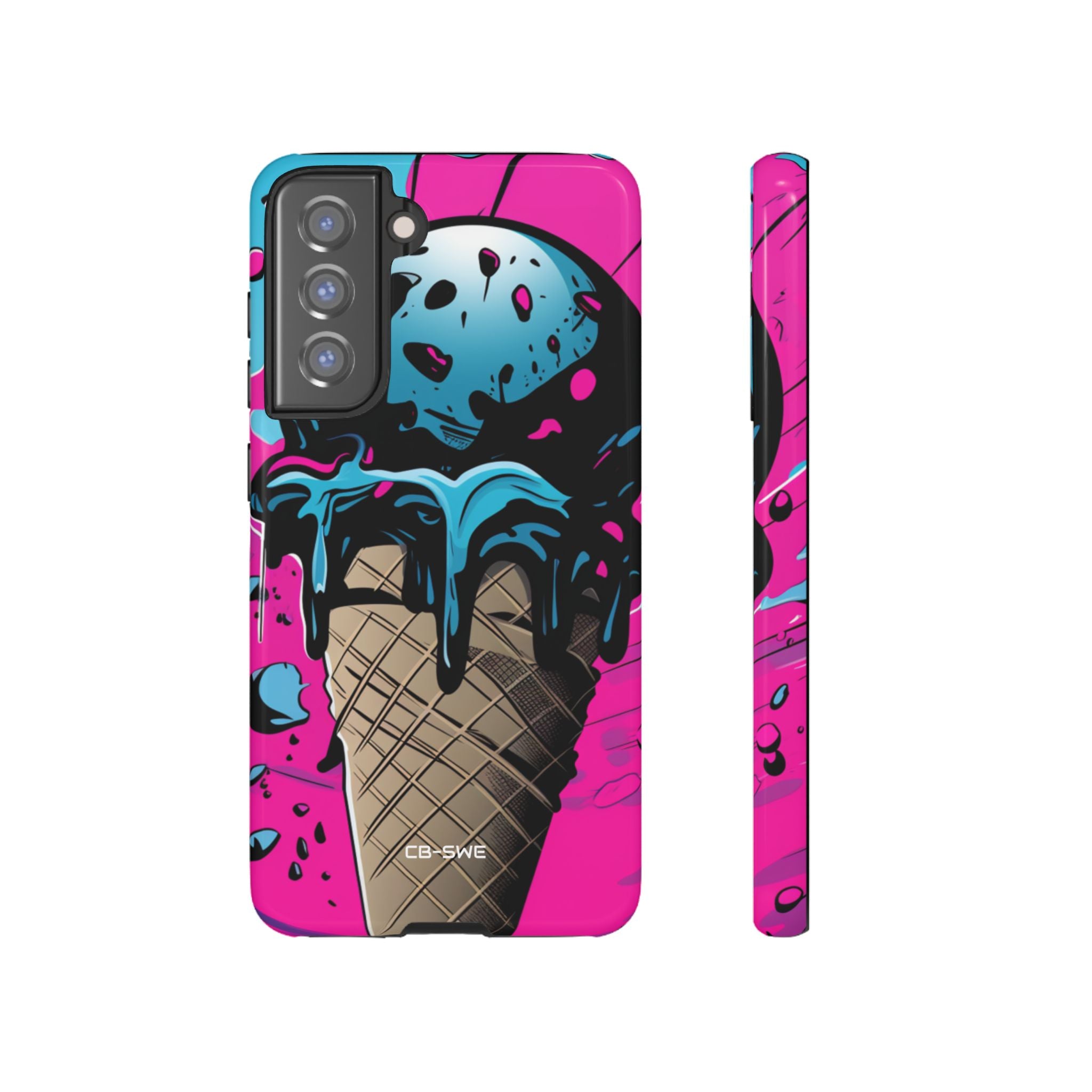 Vibrant Ice Cream Splash - Samsung Case
