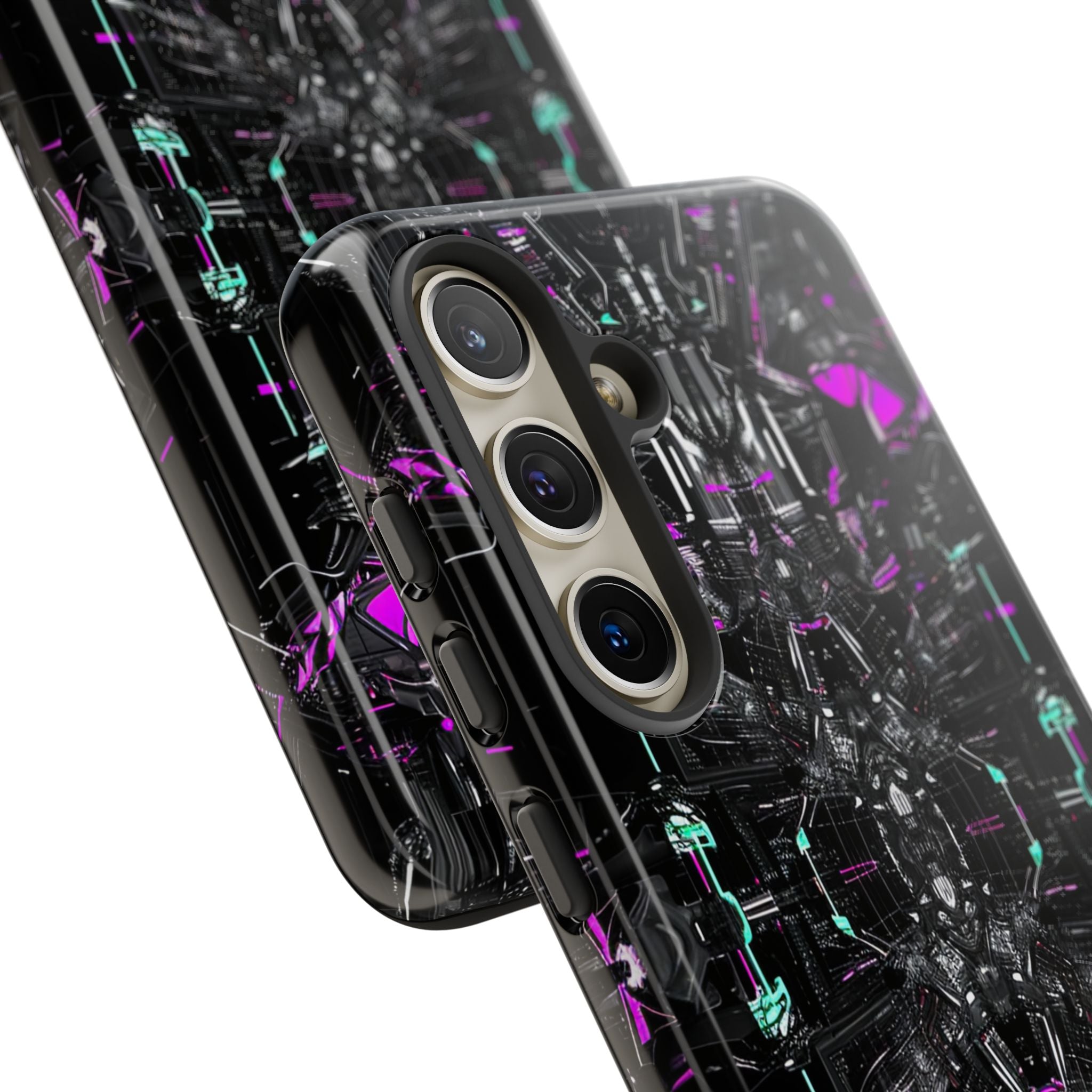 Cybernetic Neon Nexus Samsung S24 - Resistente