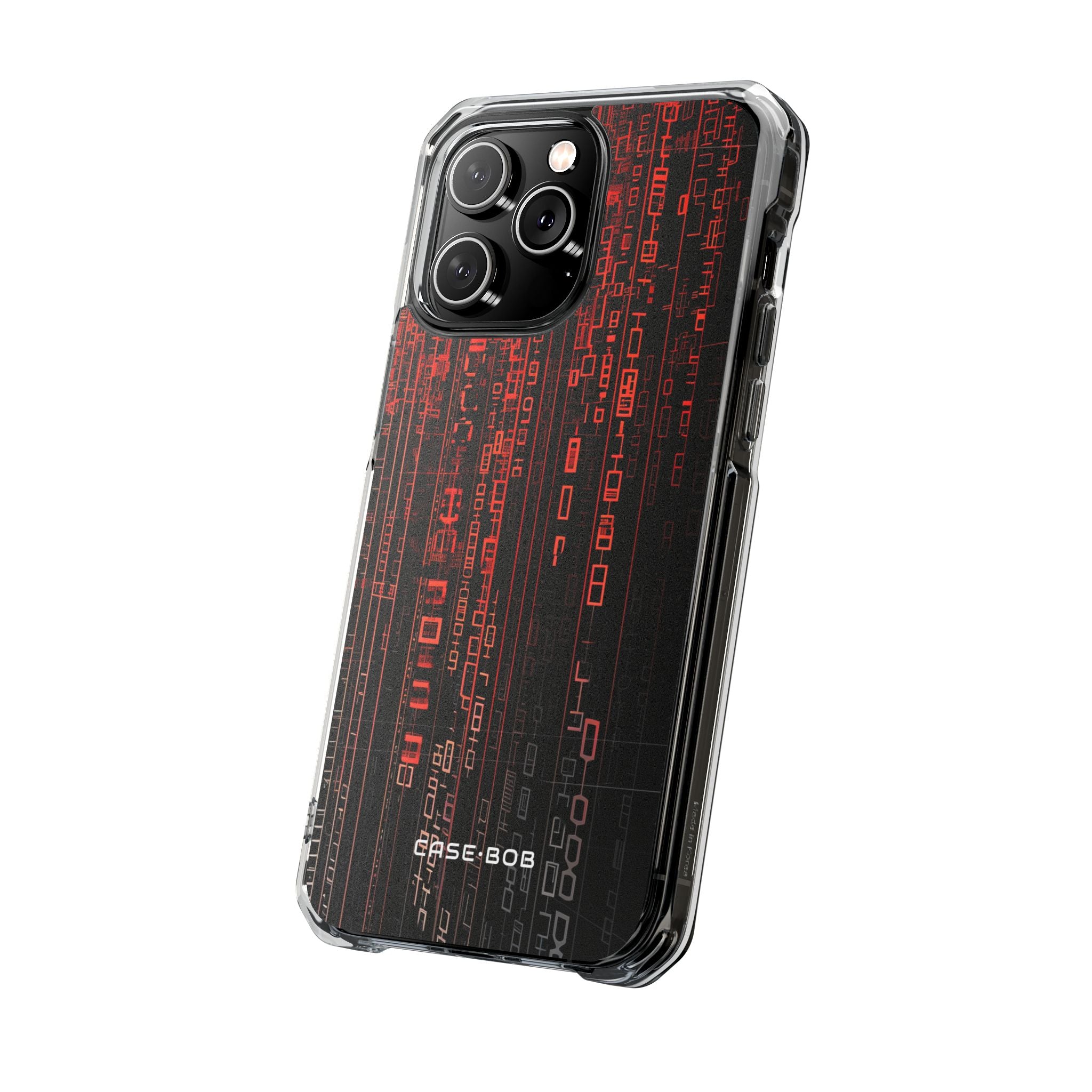 Crimson Glyphs iPhone 14 Pro Max Case - Impact
