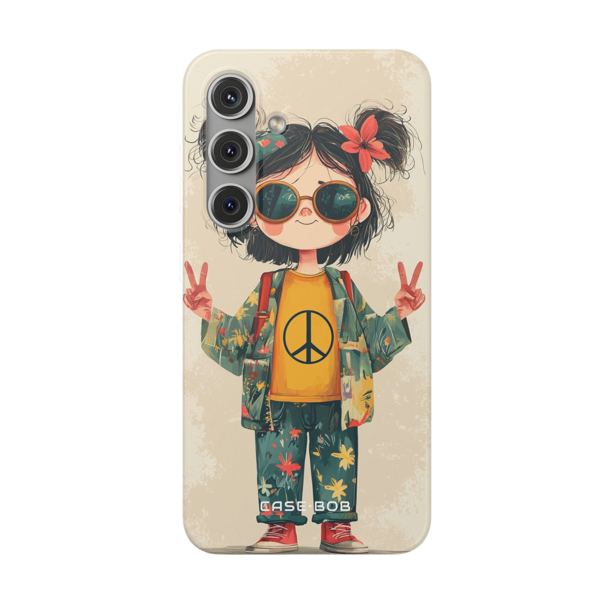 Peace Pigtails Samsung S24 Case - Soft