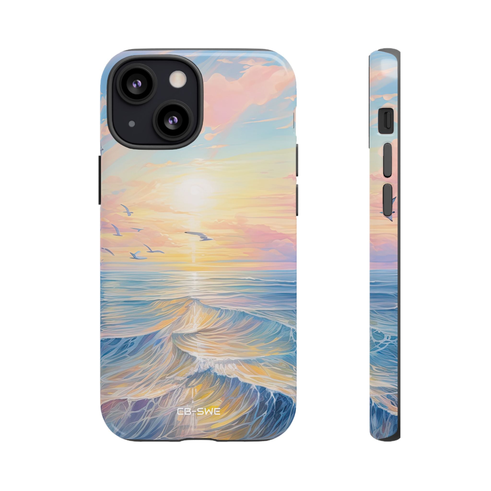 Gentle Waves Embrace - iPhone Case