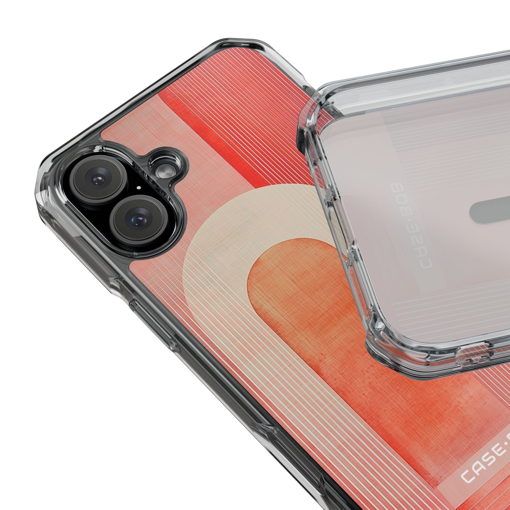 Crimson Arches iPhone 16 Plus Case - Impact