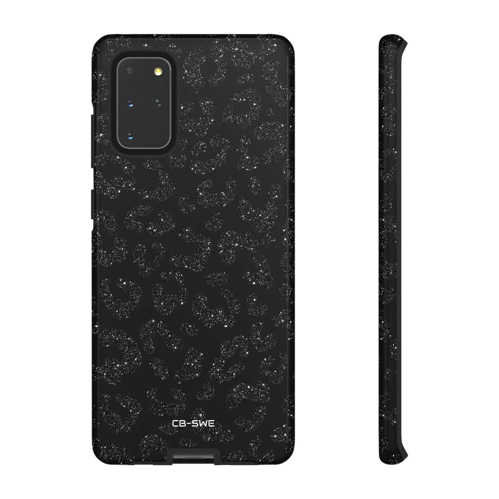 Glittery Leopard Elegance - Samsung Case