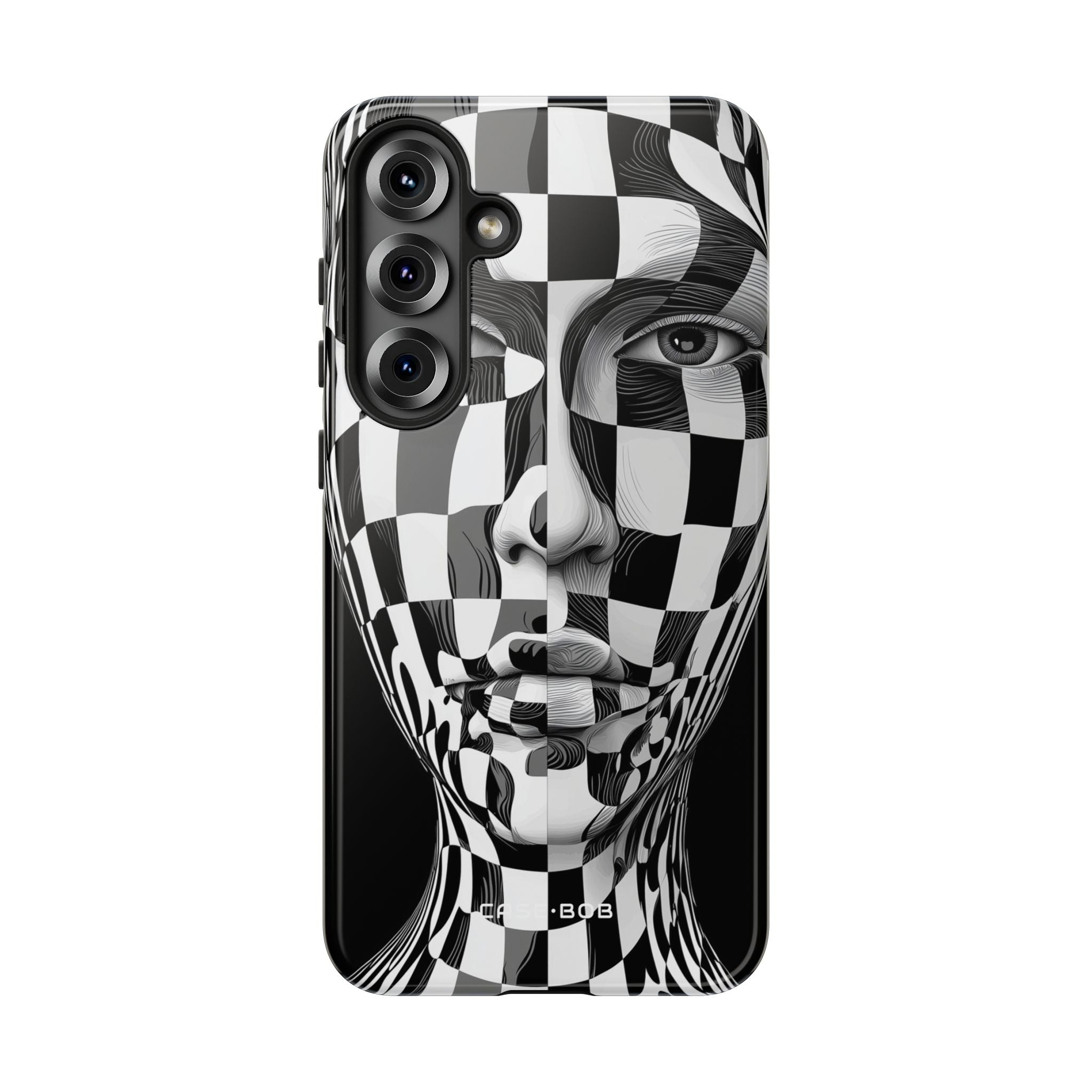 Checkered Face Samsung S25 Plus Case - Tough