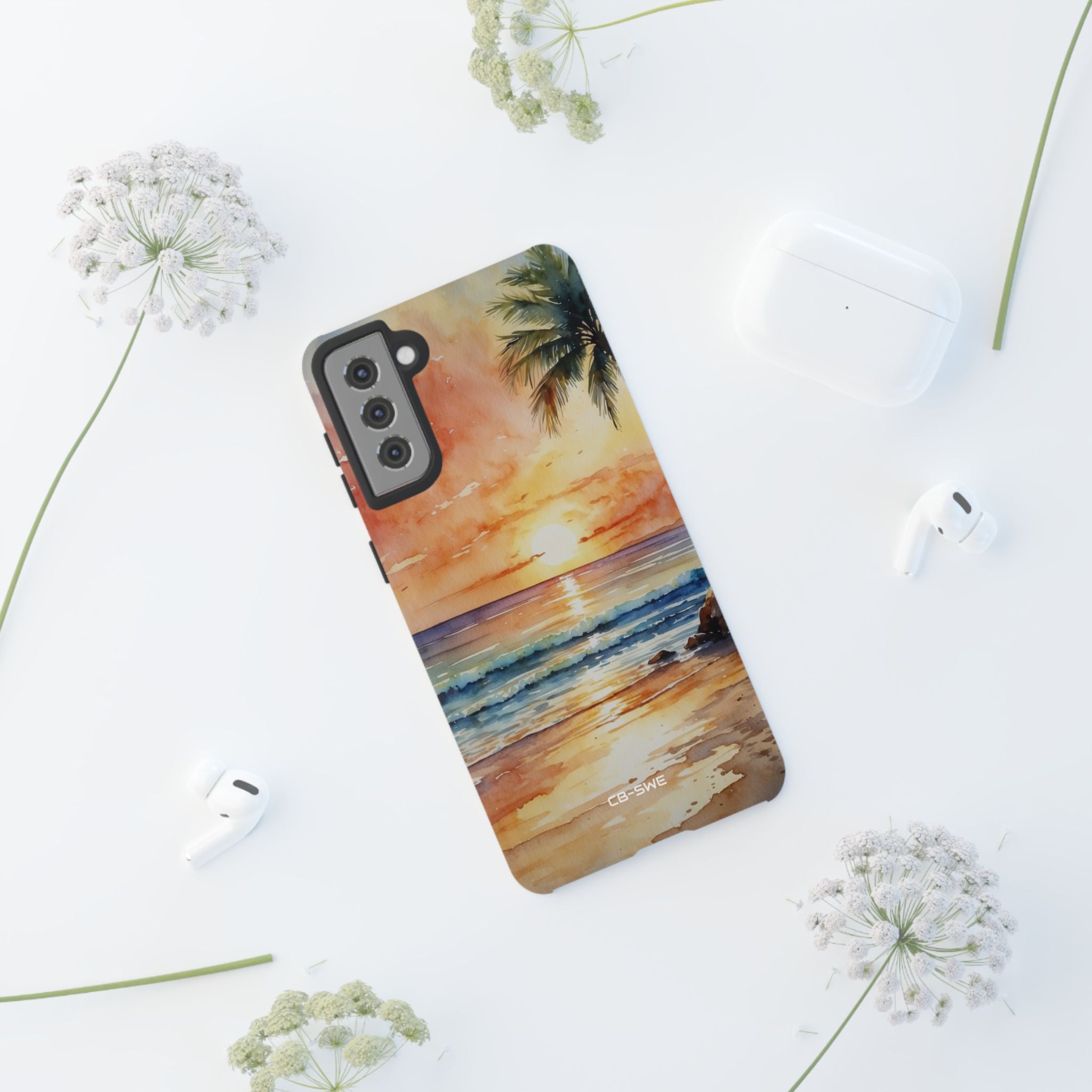 Sunset Kisses Ocean - Samsung Case