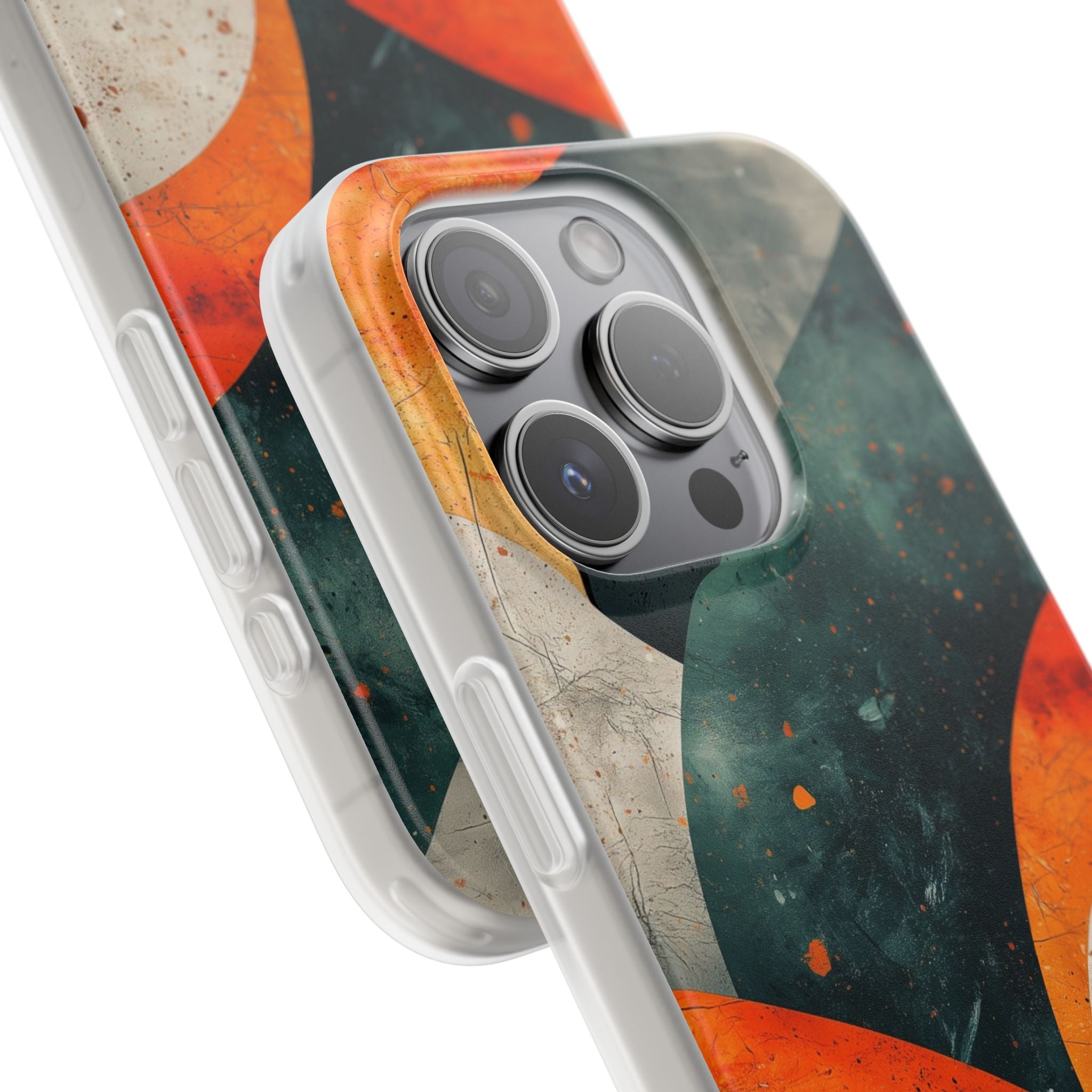 Crimson Wave iPhone 15 Pro Case - Soft