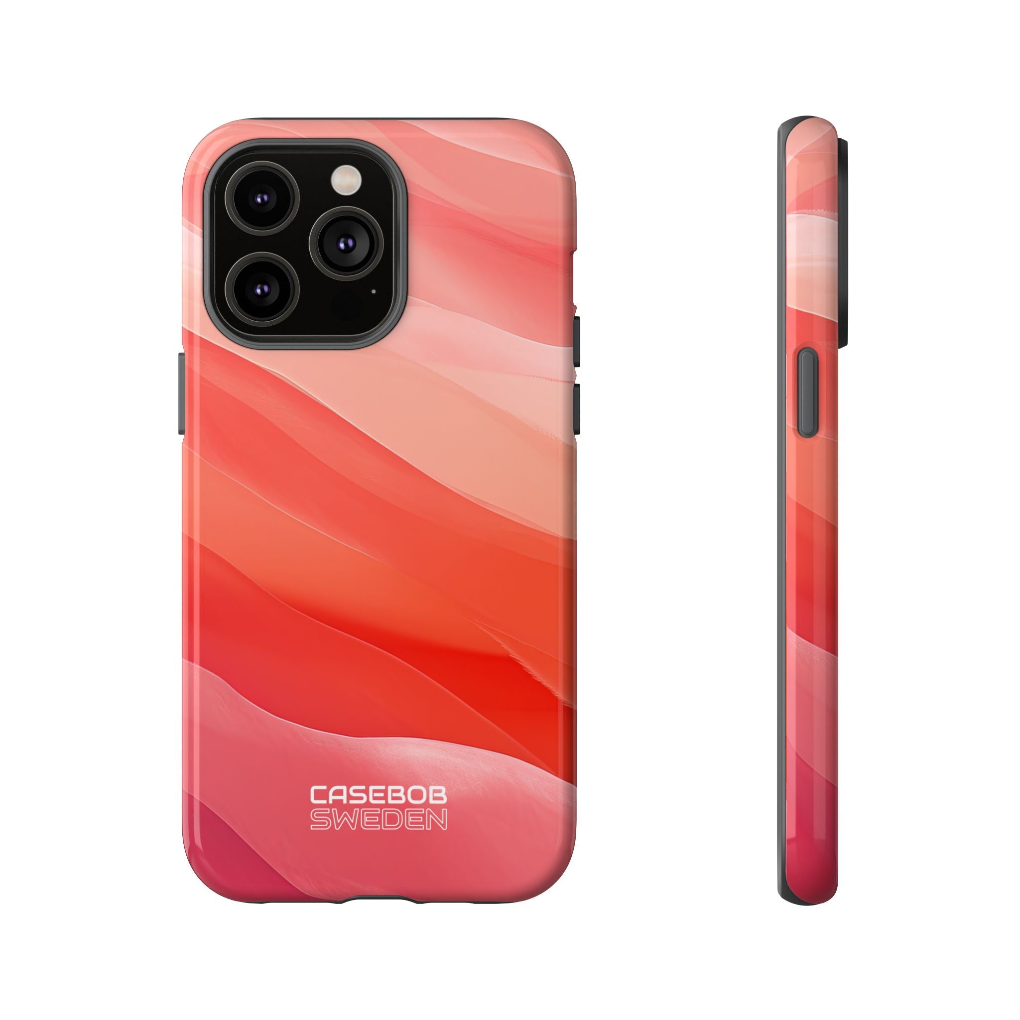 Flowing Coral Waves iPhone 14 - Tough