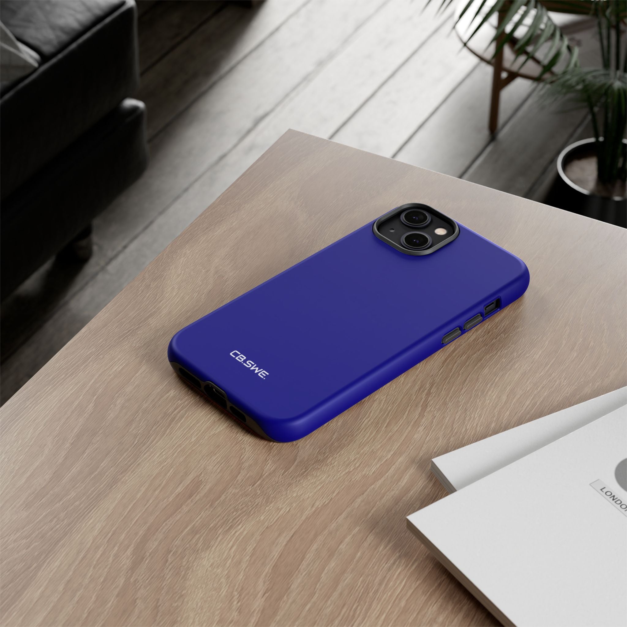 Navy Blue iPhone Case - Tough