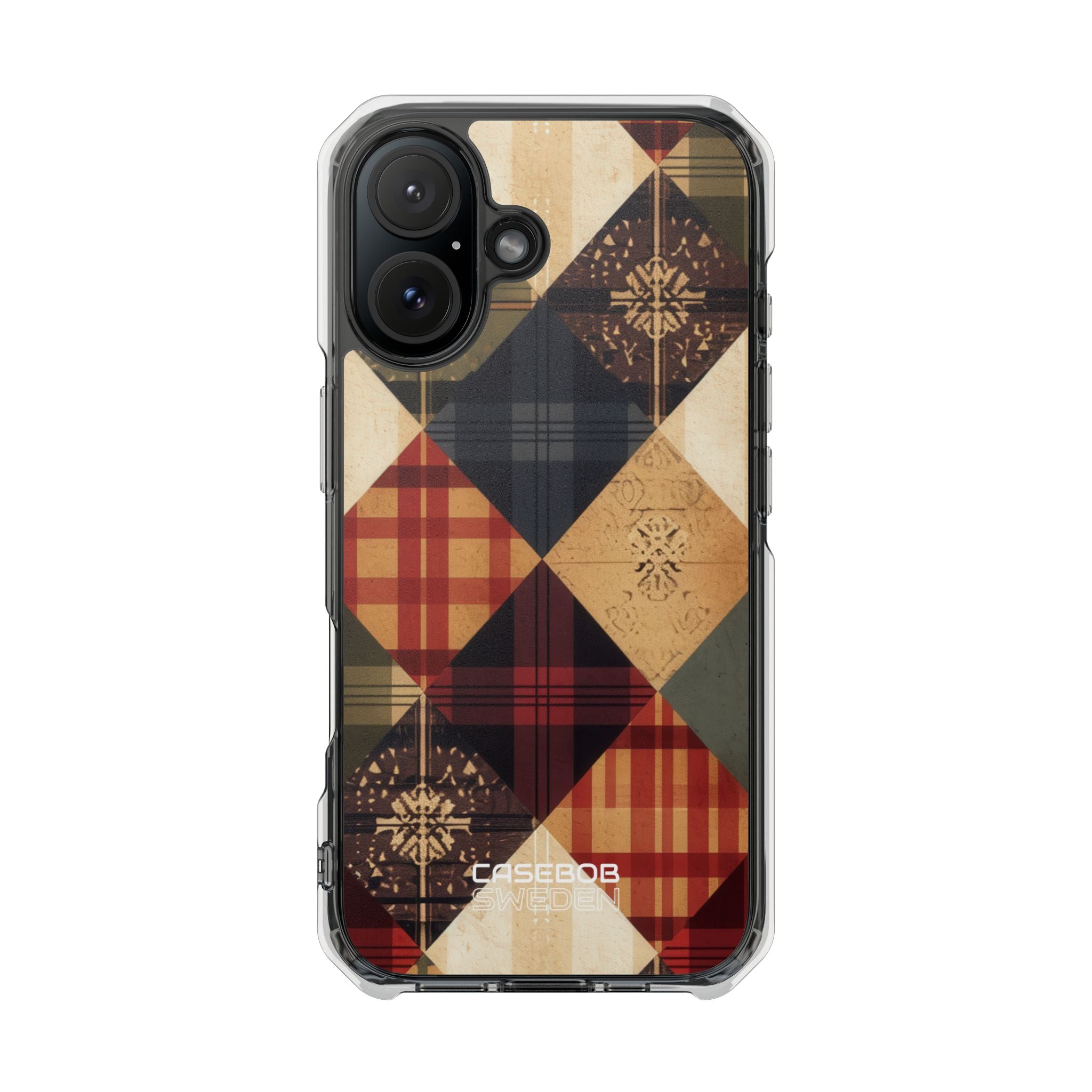 Rustic Quilt Charm iPhone 16 - Impact Clear+