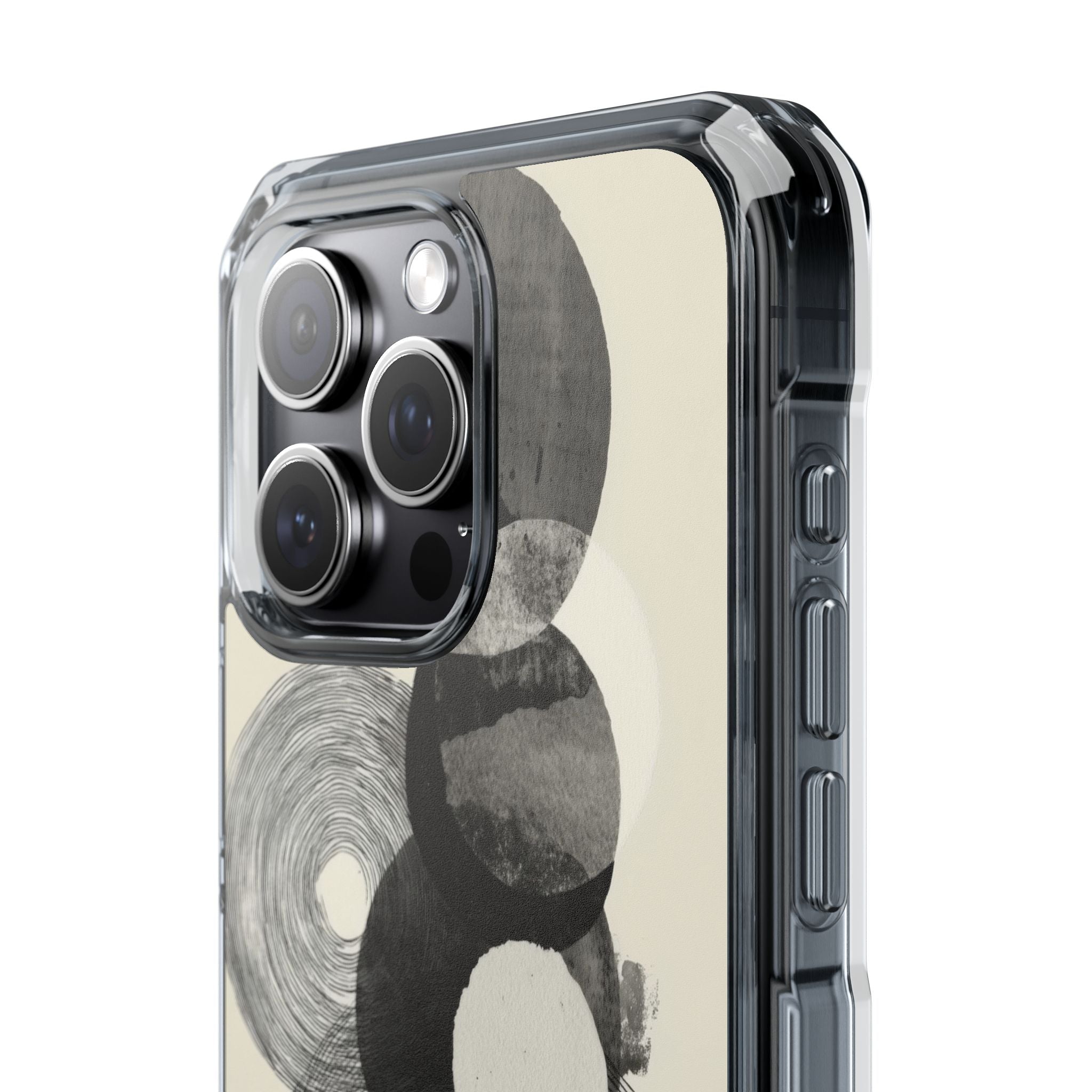 Circles Embrace Lines iPhone Case - Impact