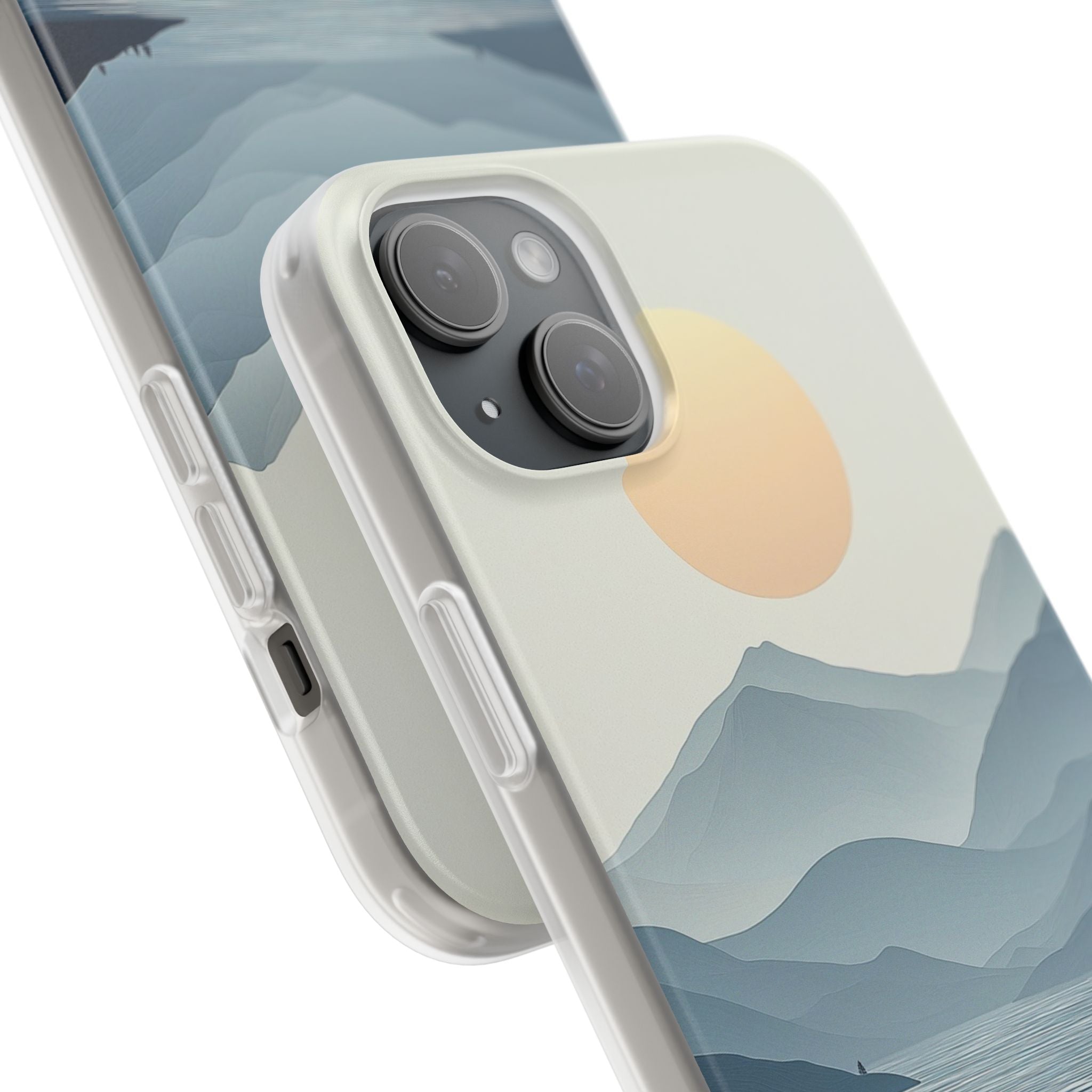 Golden Horizon iPhone 15 Plus Case - Soft