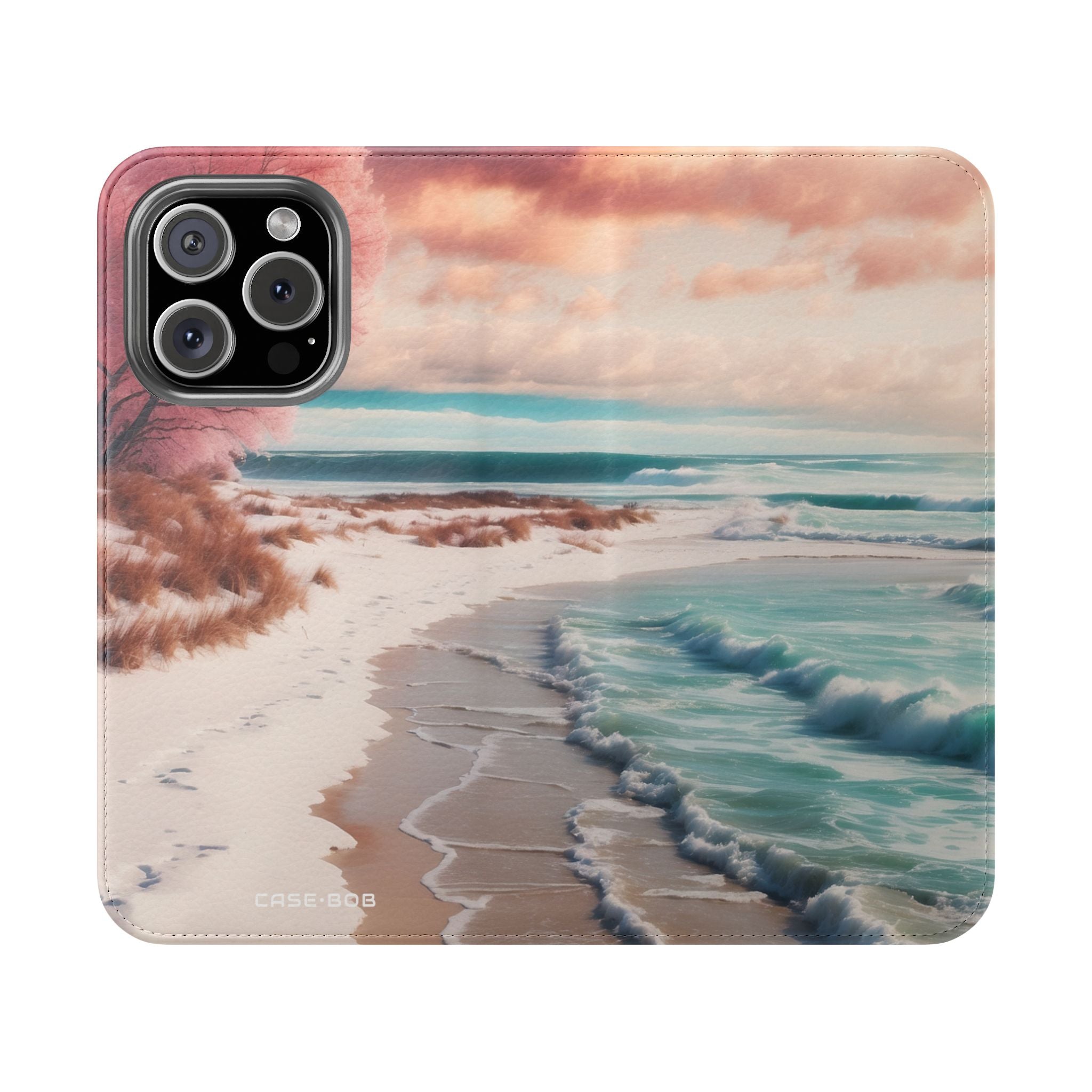 Pink Breeze Tree - iPhone 16 Pro Case - Wallet
