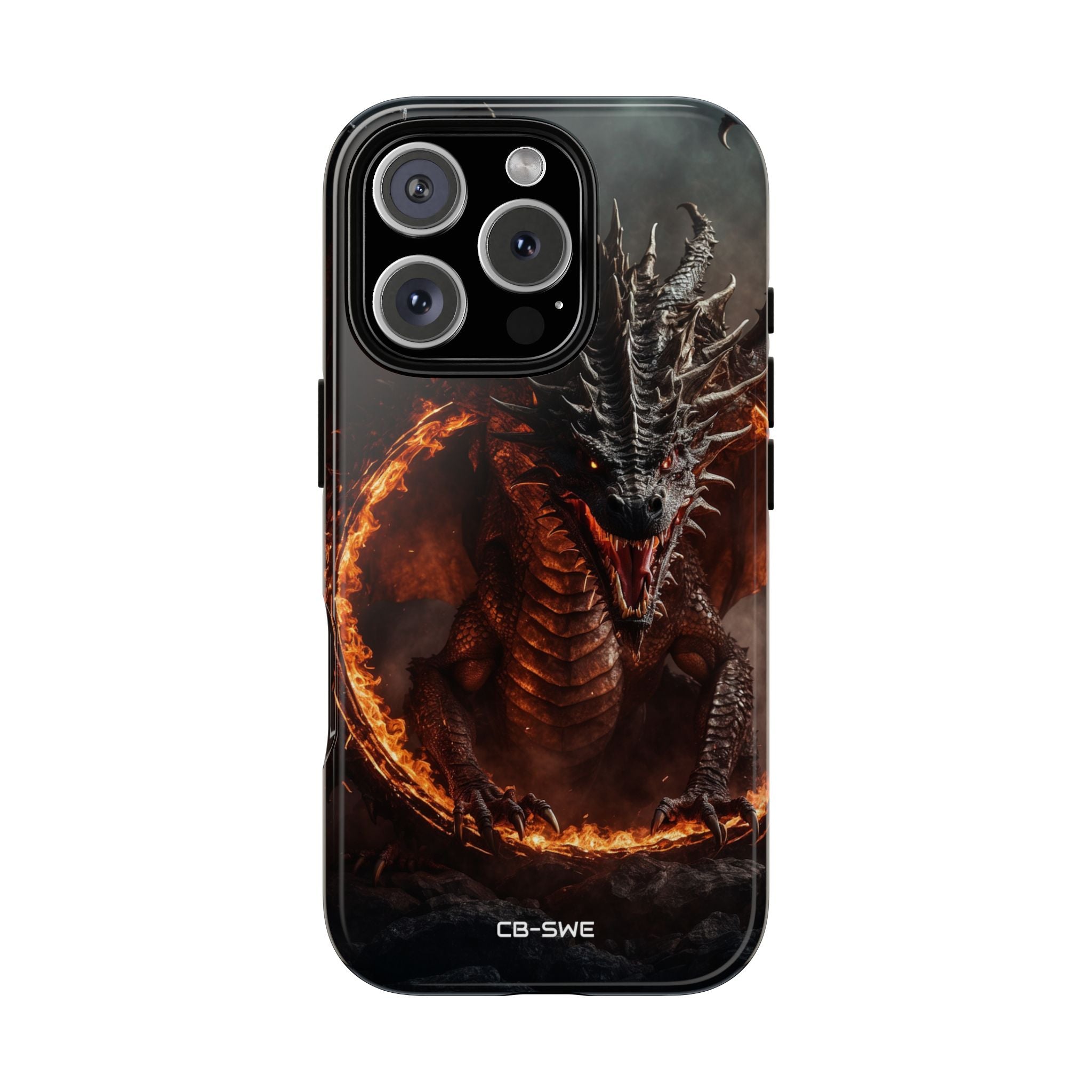Fiery Dragon Roars - iPhone Case