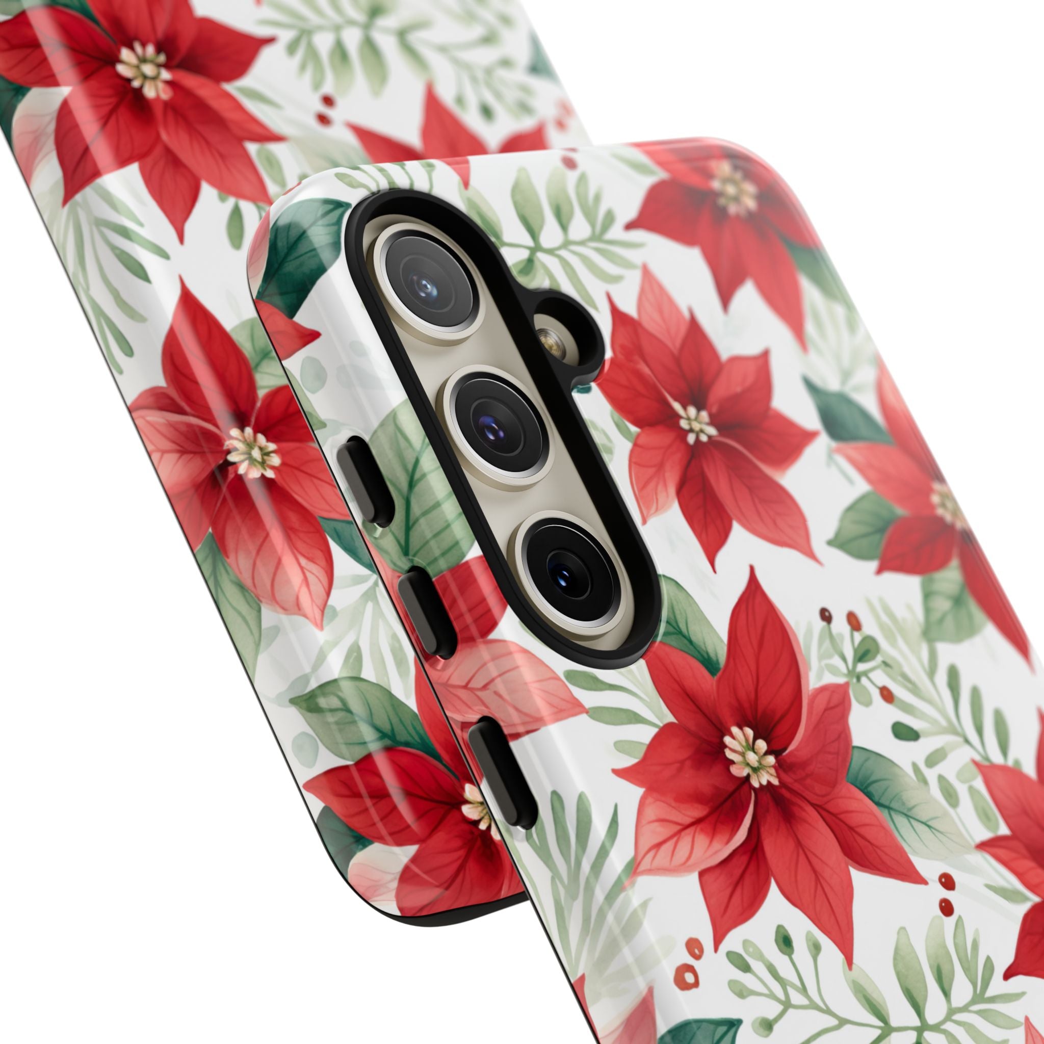 Poinsettias Bloom Bright - Samsung Case