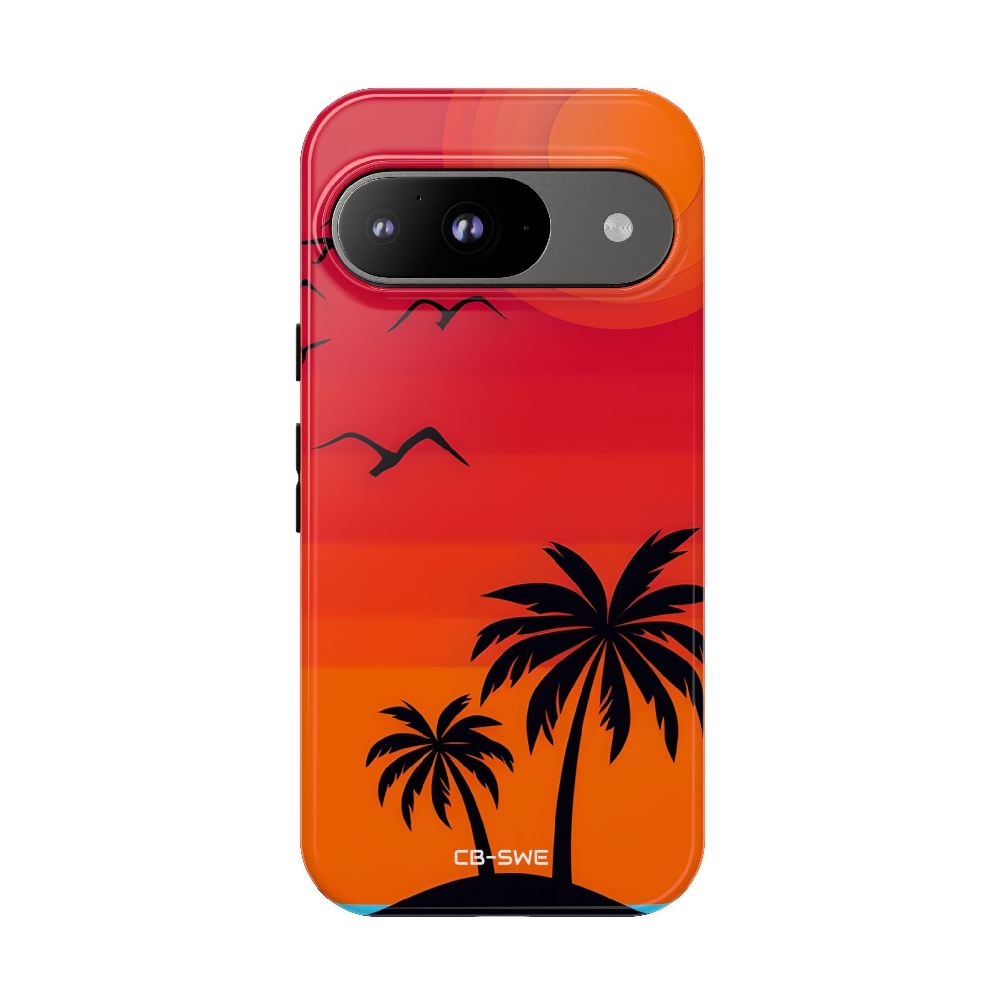 Summer Sunset Silhouettes - Google Pixel Case