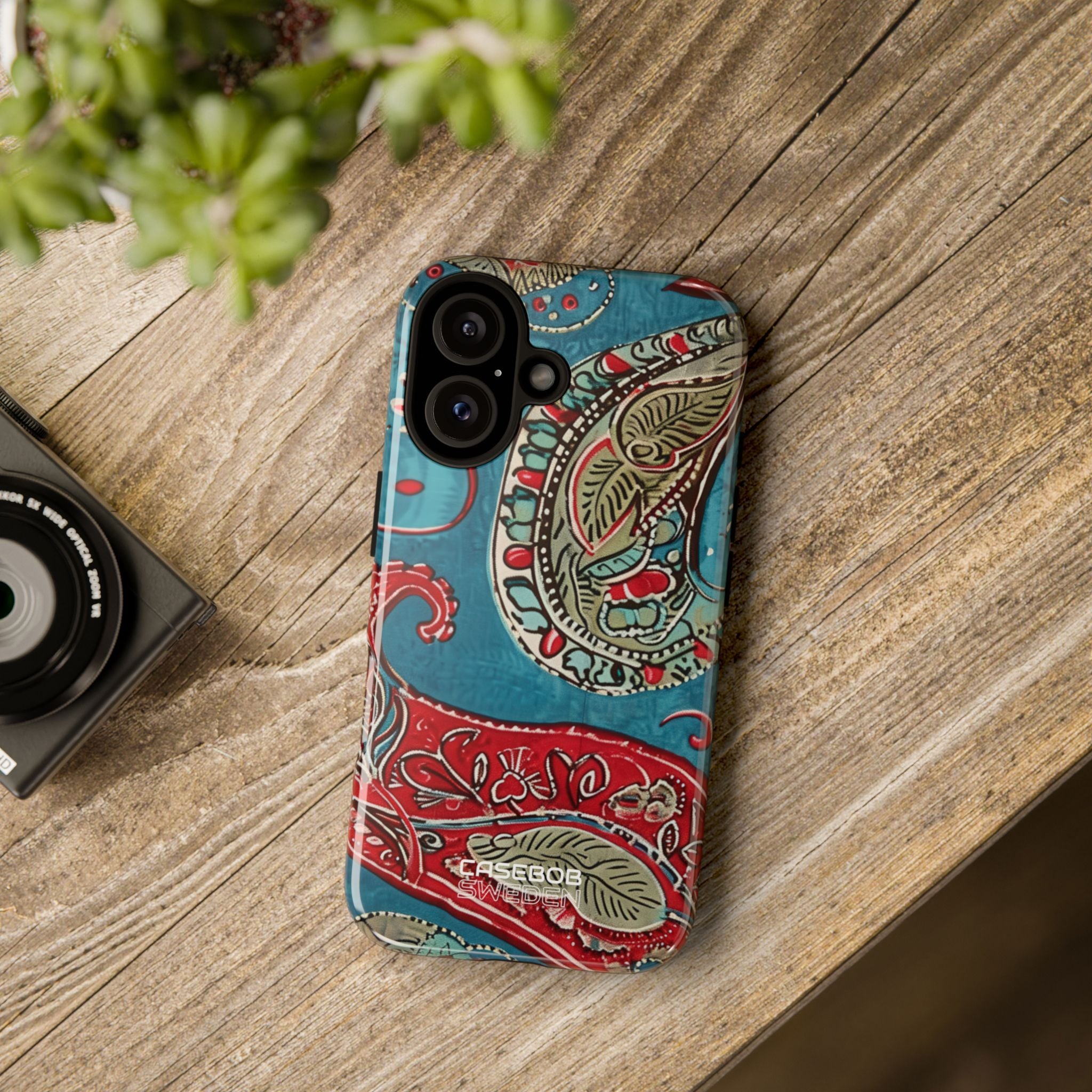 Paisley Floral Fusion iPhone 16 - Tough