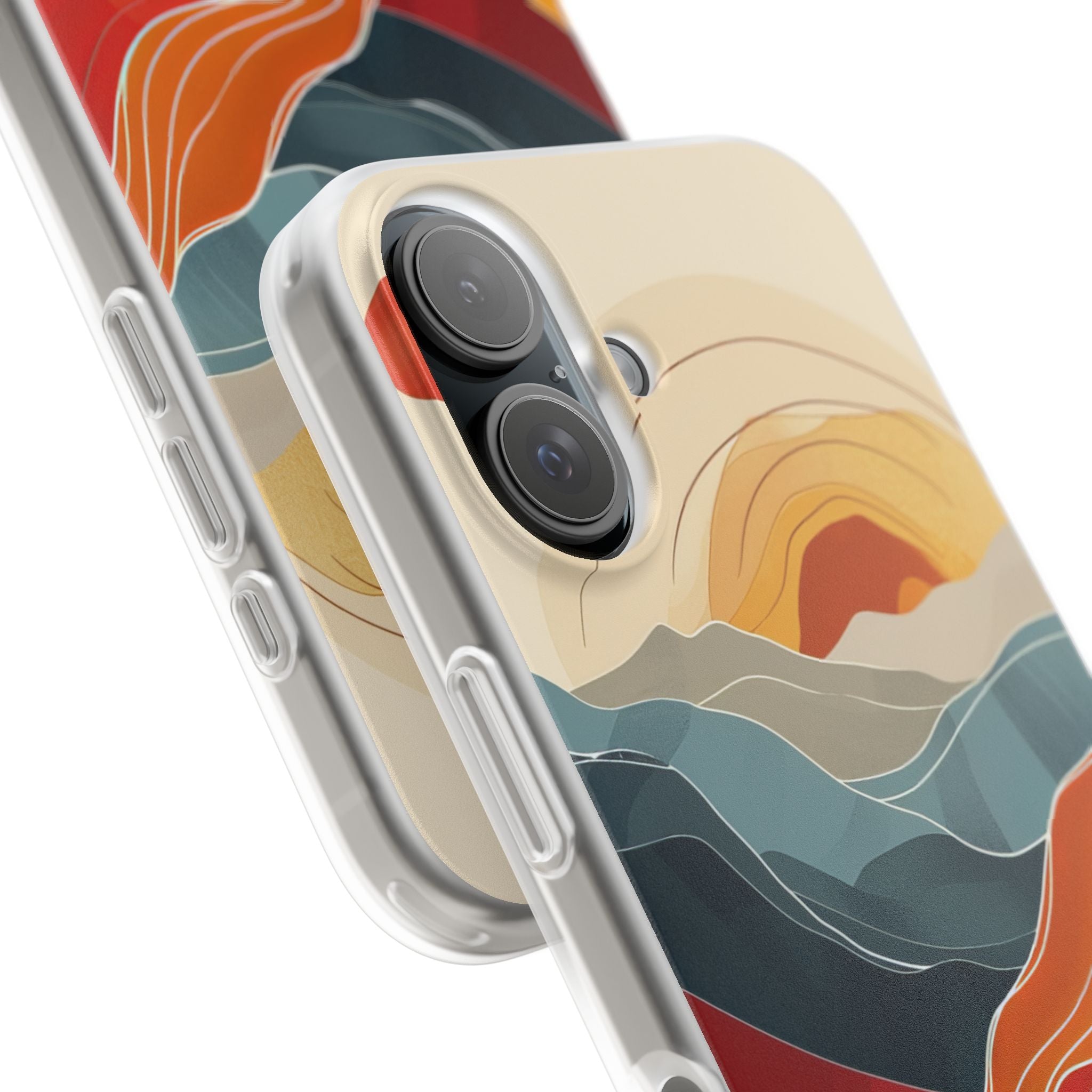 Sunlit Ridges iPhone 16 Case - Soft