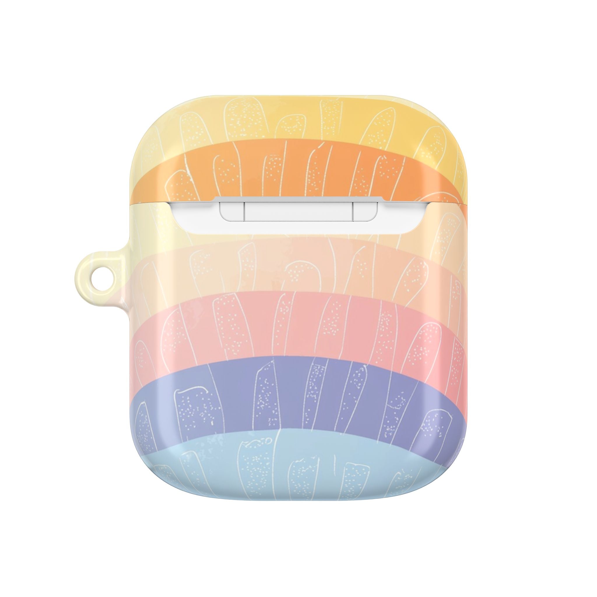 Pastelinen sateenkaaren hohde - AirPods Case