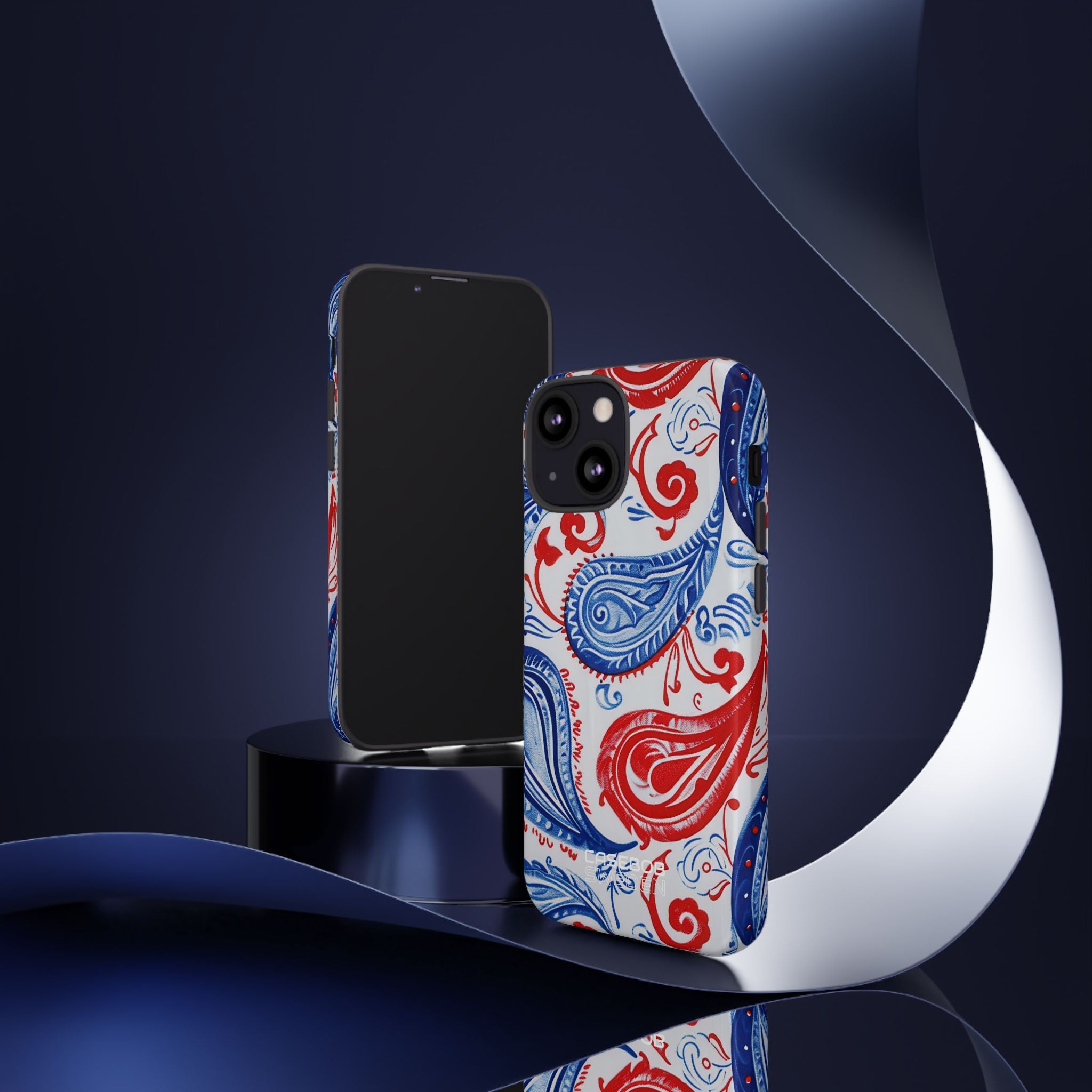 Vibrant Paisley Swirls iPhone 13 - Tough