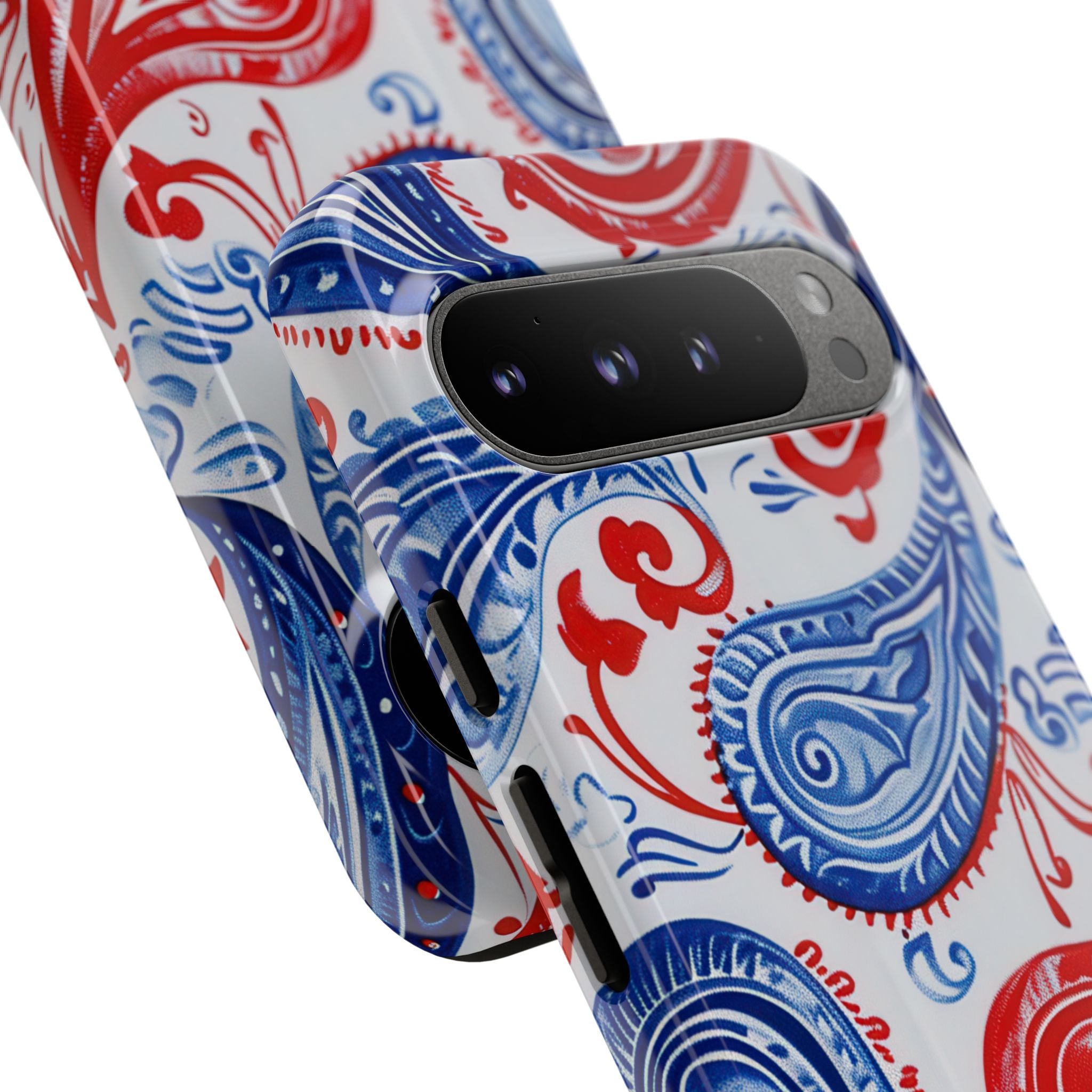 Vibrant Paisley Swirls Google Pixel 9 - Tough