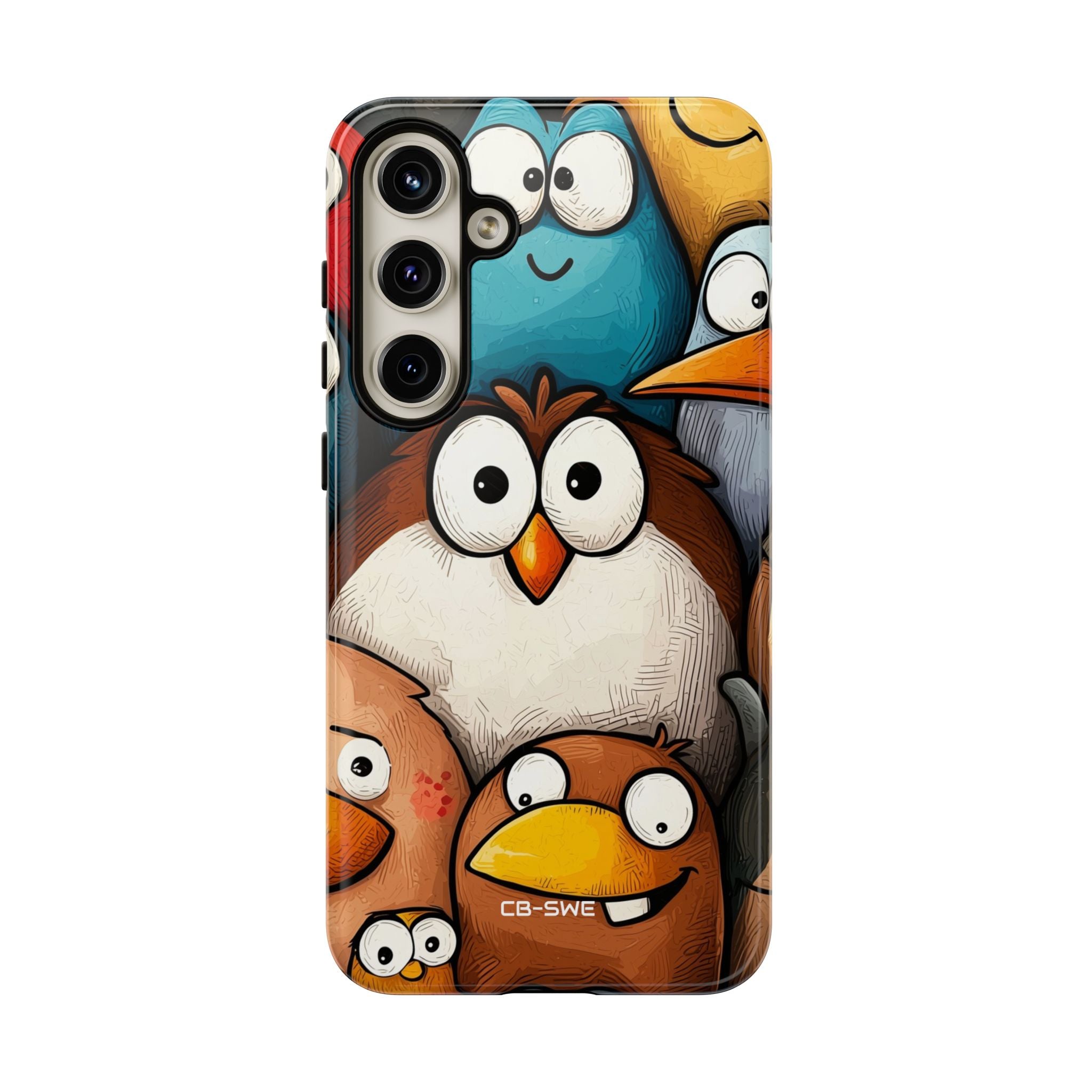 Whimsical Birds Gather - Samsung Case