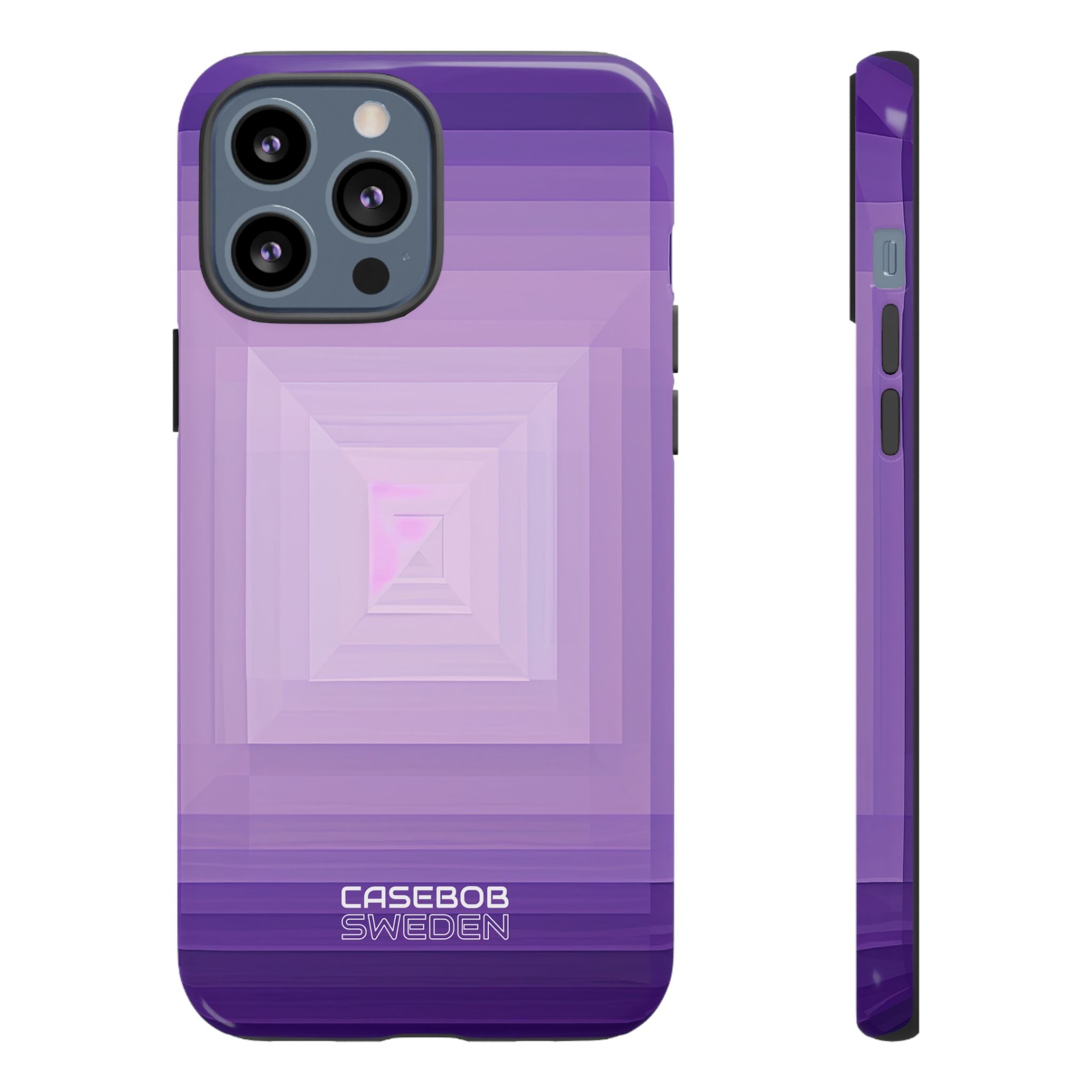 Purple Geometry Vortex iPhone 13 - Tough