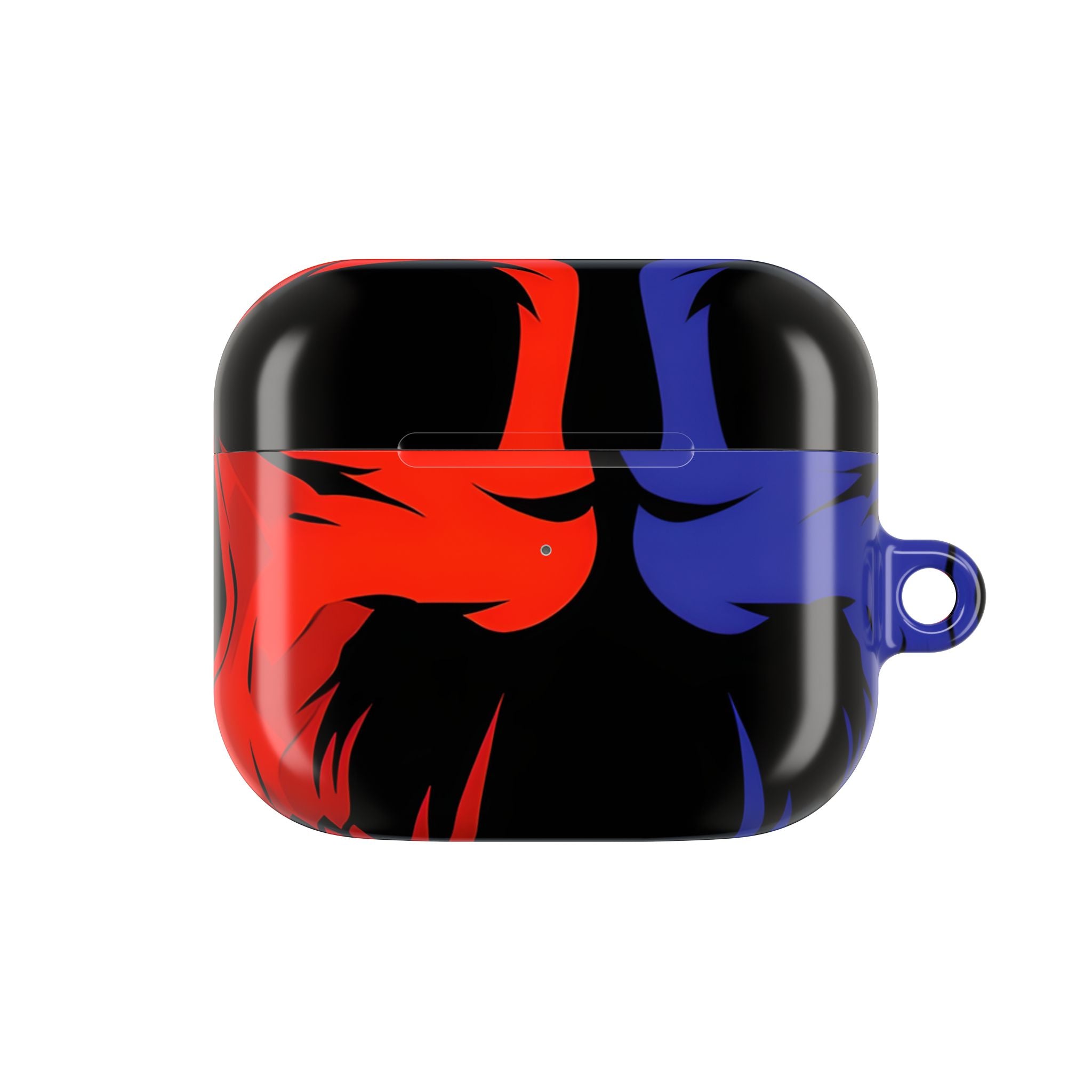 Dual Skulls RedBlue - AirPods Case