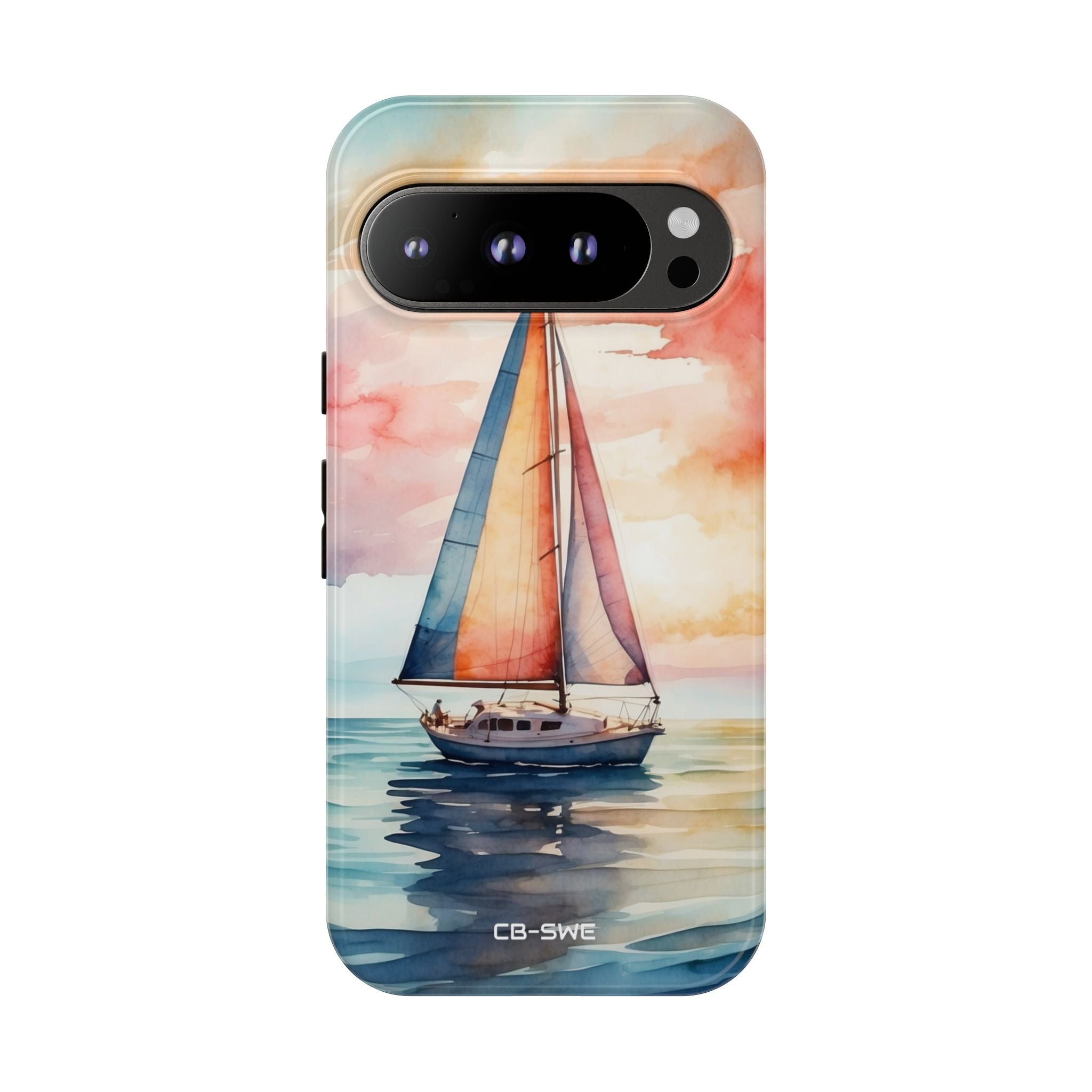 Sailboat Glides Calm - Google Pixel Case