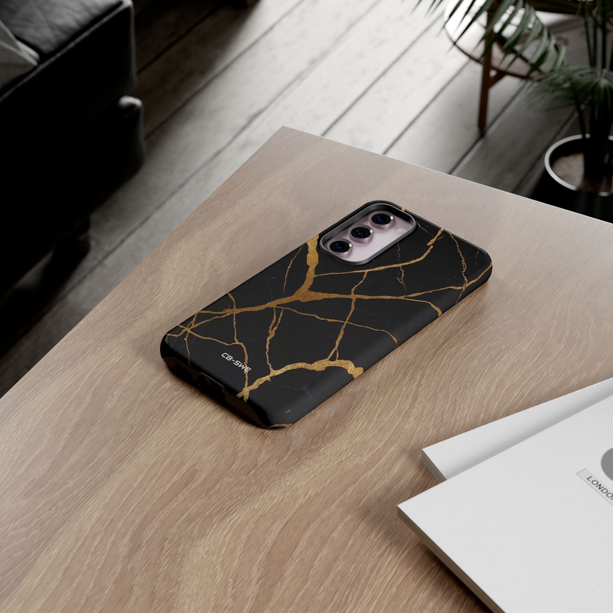 Golden Veins Twist - Samsung Case