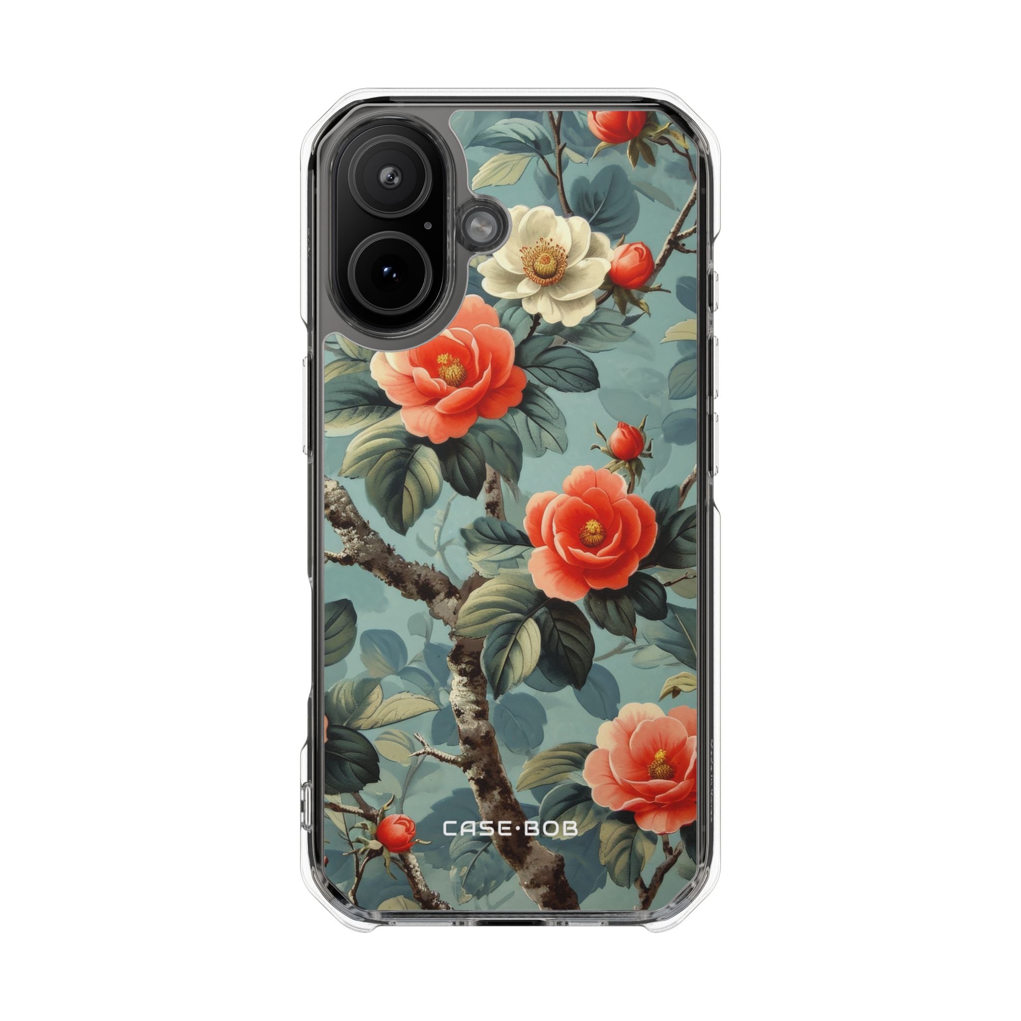 Rød Camellia Radiance iPhone 17 Cover - Impact