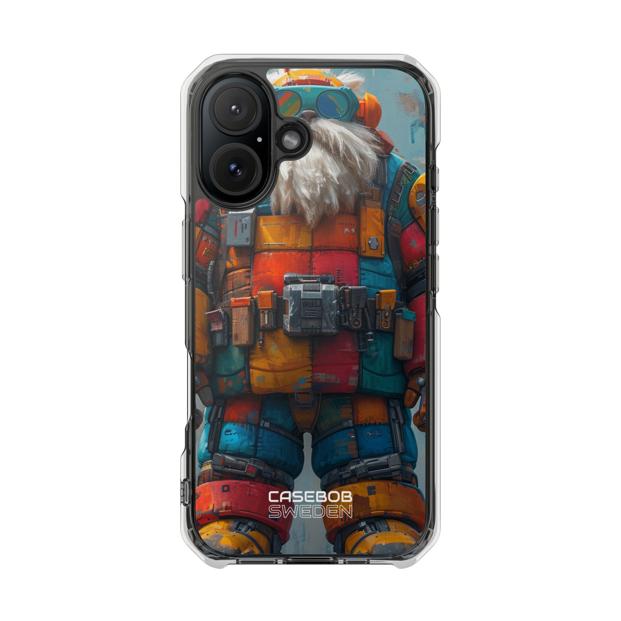 Whimsical Robot Wanderer iPhone 16 - Impact Clear+