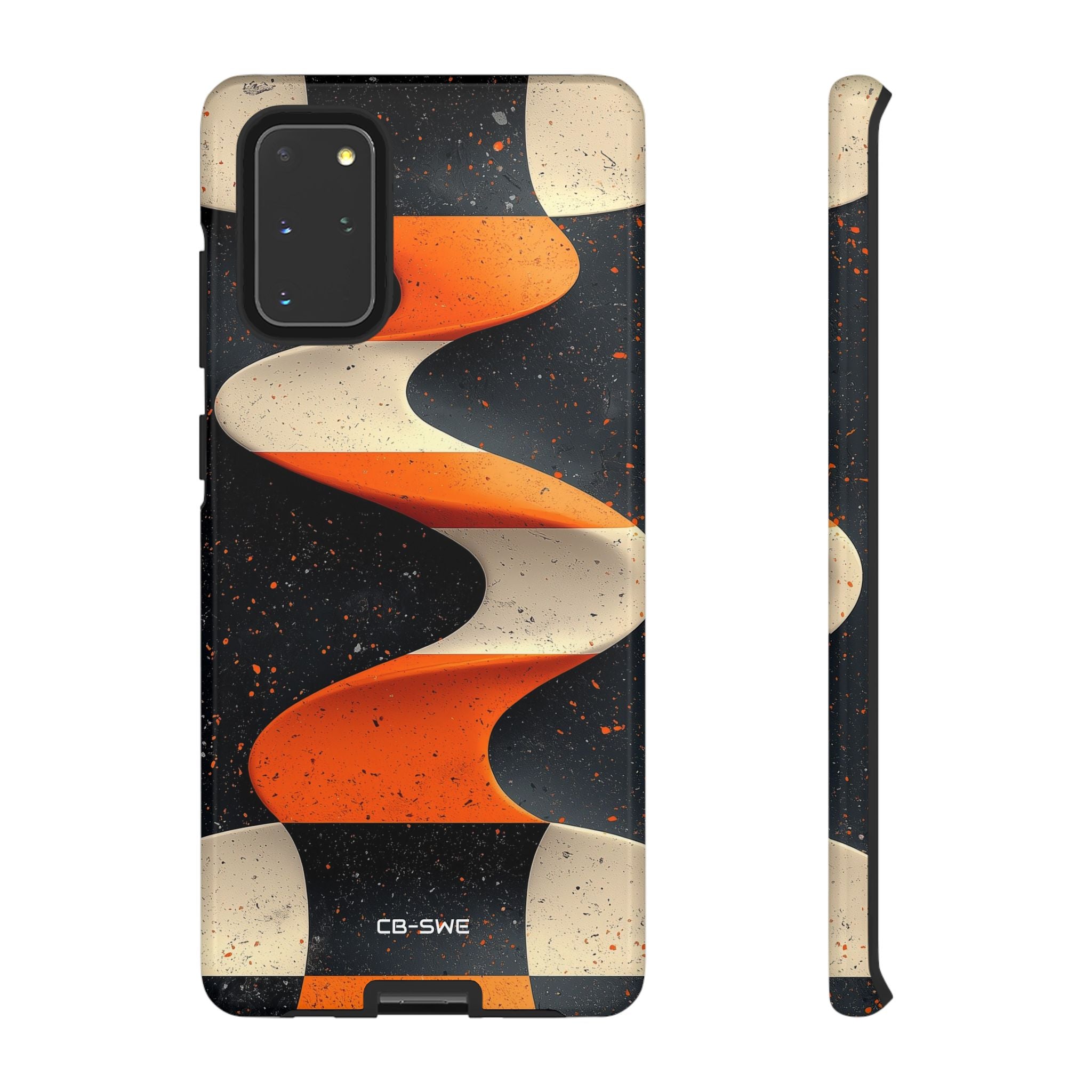 Orange Waves Flow - Samsung Case