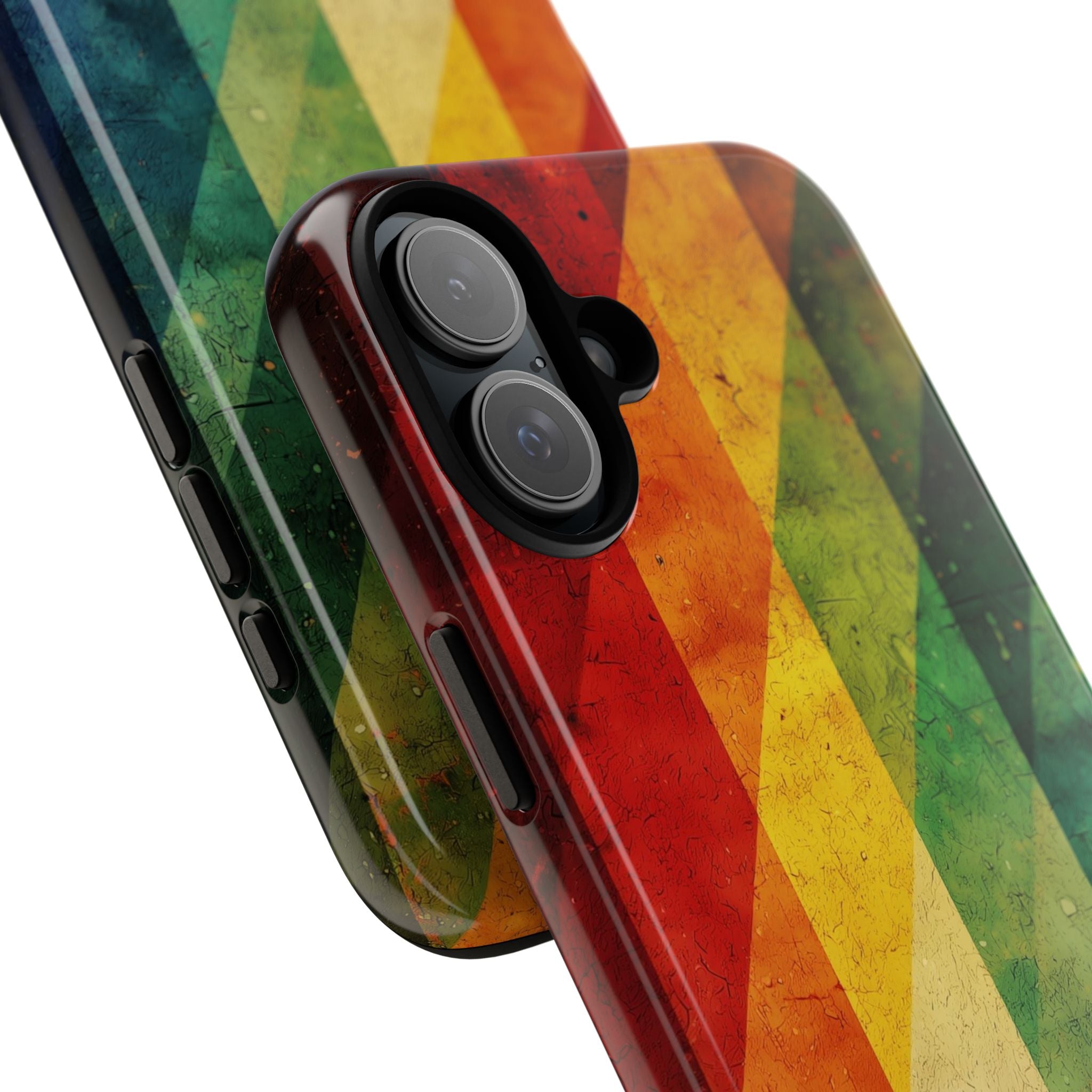 Seven Stripe Fade iPhone 16 Plus Case - Tough