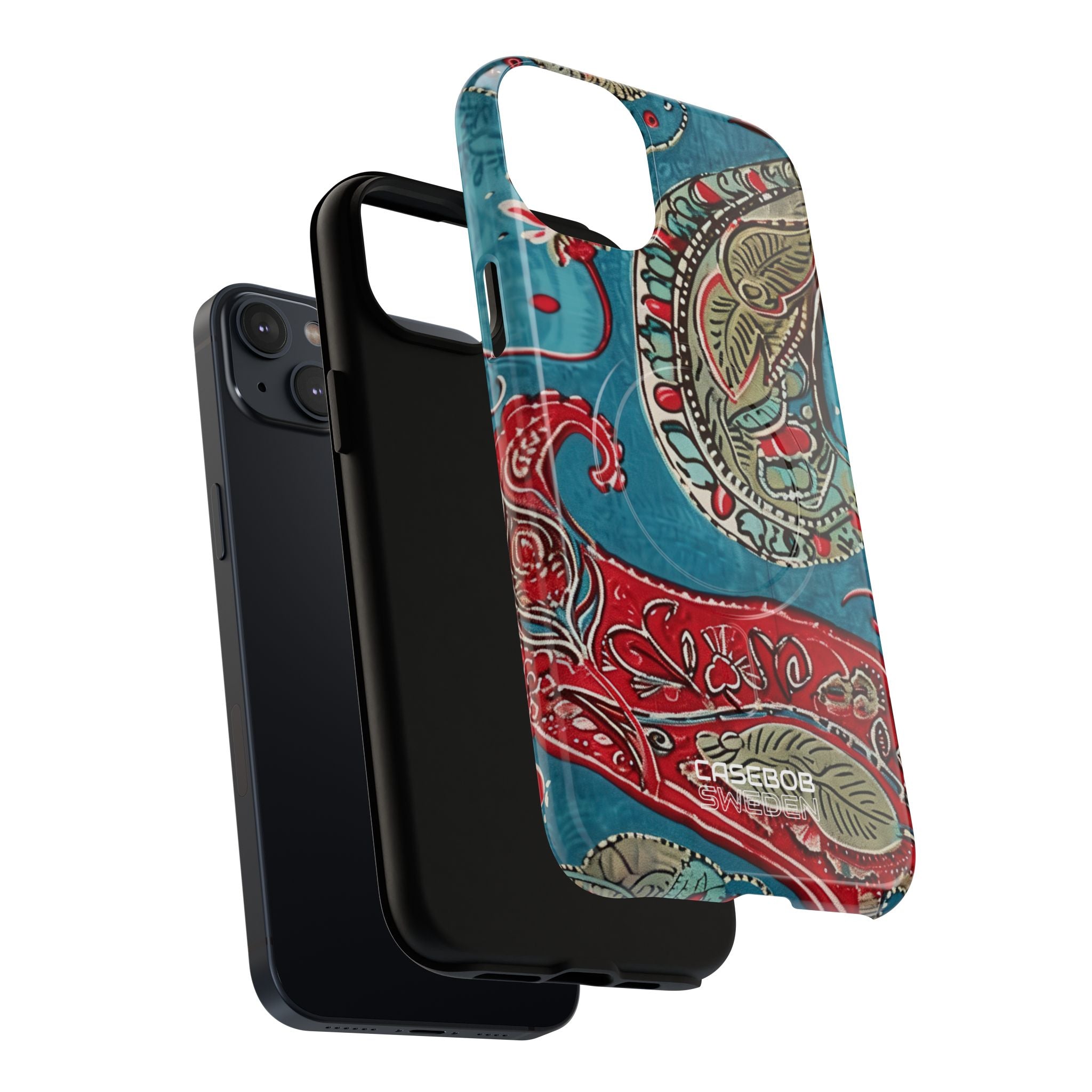 Paisley Floral Fusion iPhone 14 - Tough+