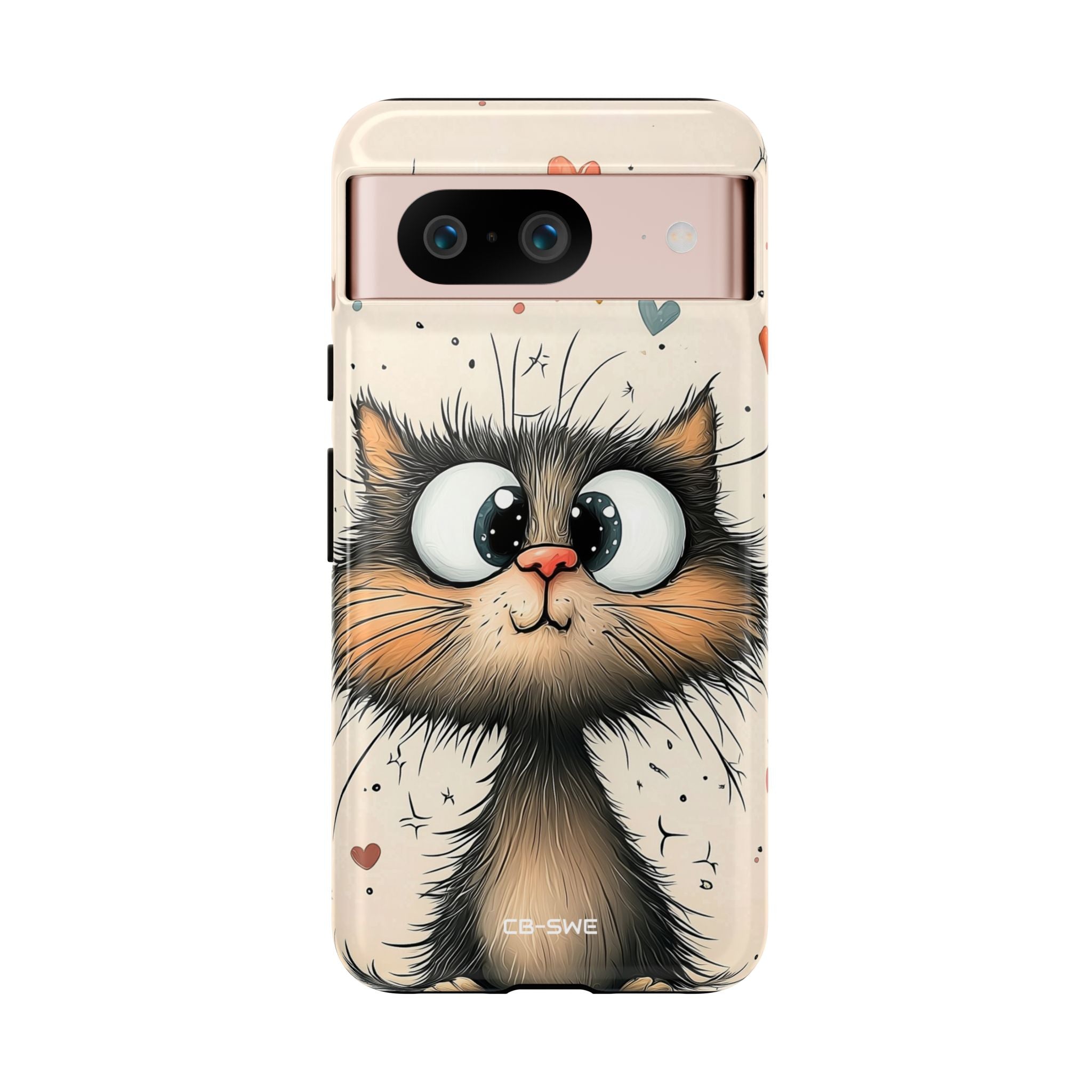 Whimsical Cat Smiles - Google Pixel Case
