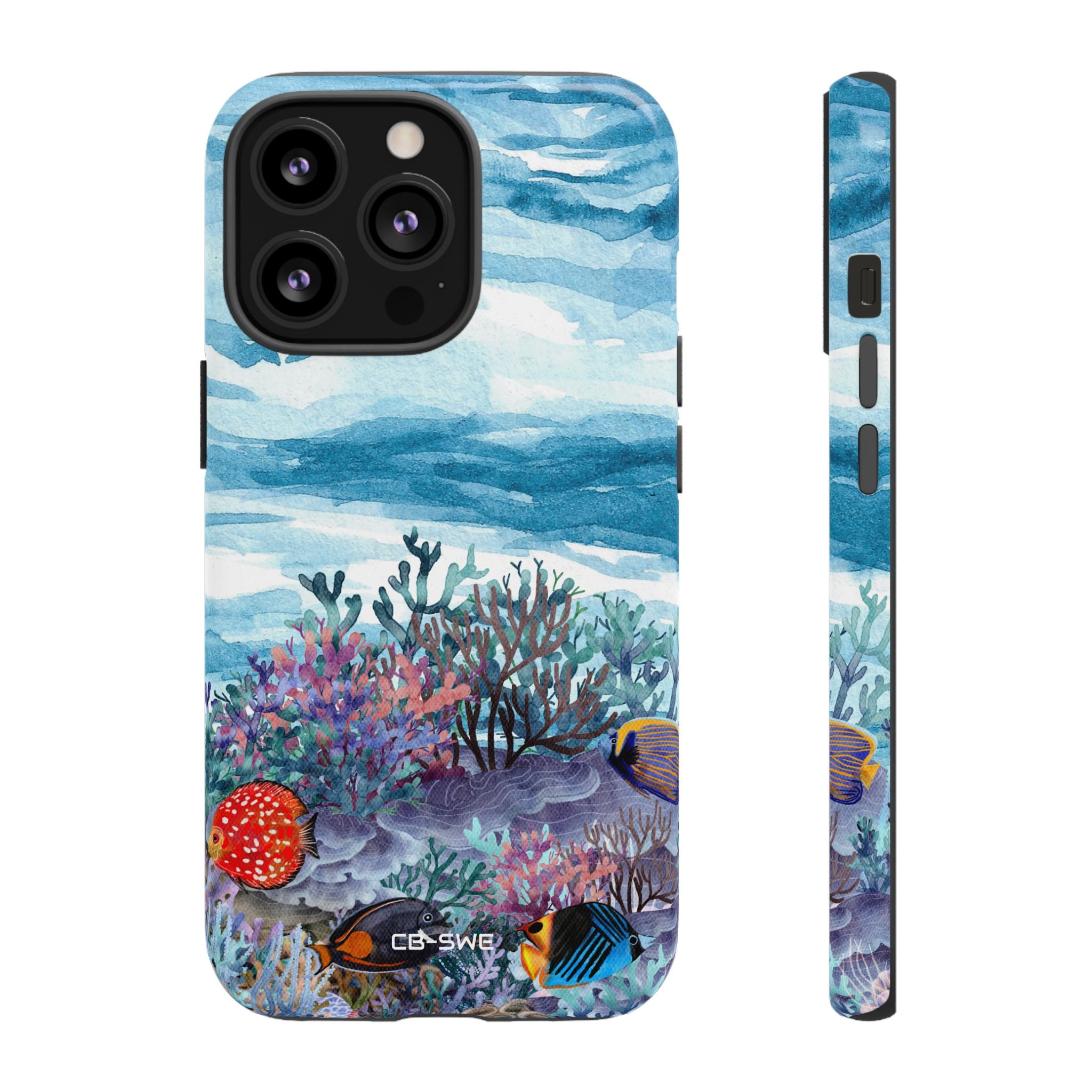 Aquatic Life Watercolors - iPhone Case