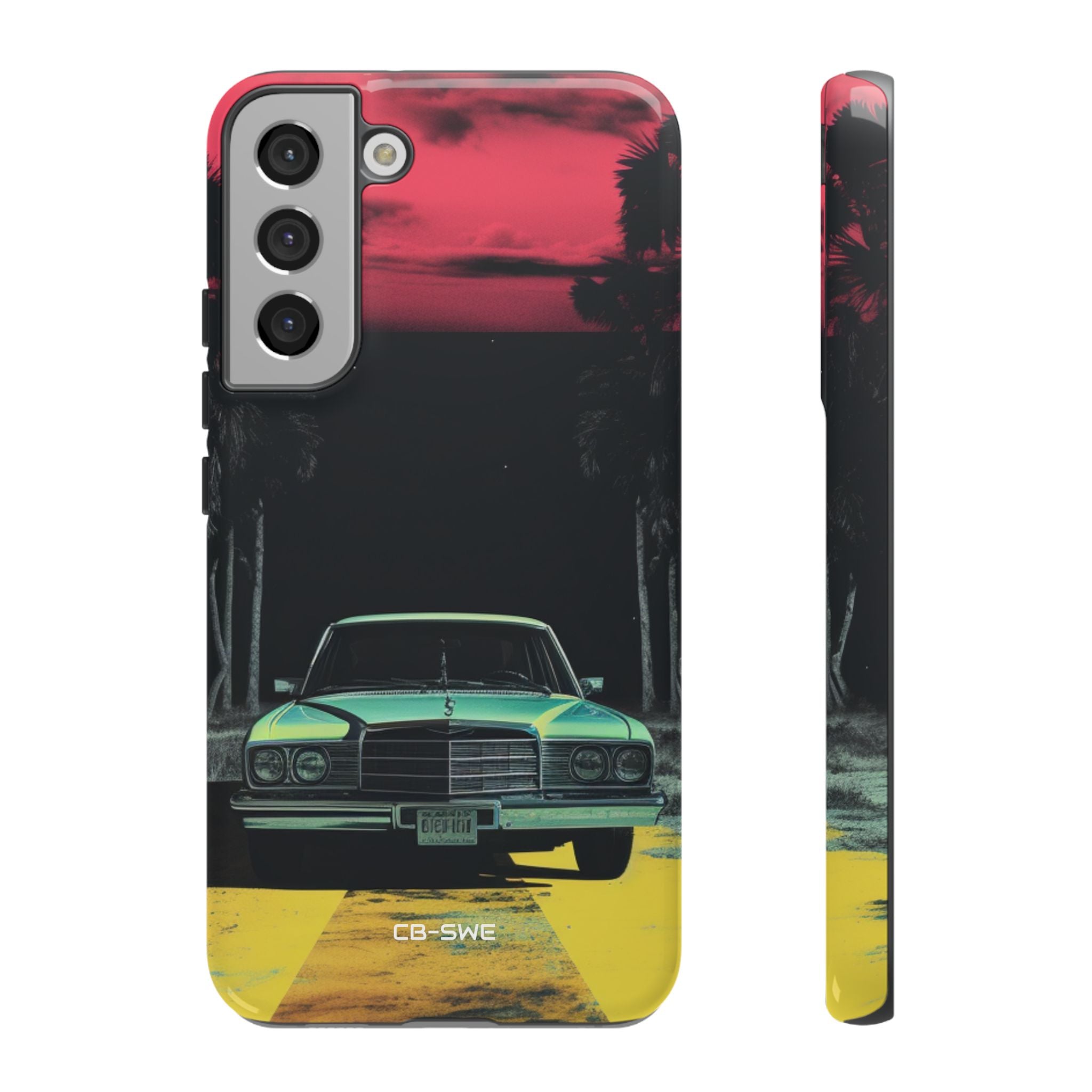Retro Futuristic Nightscape - Samsung Case
