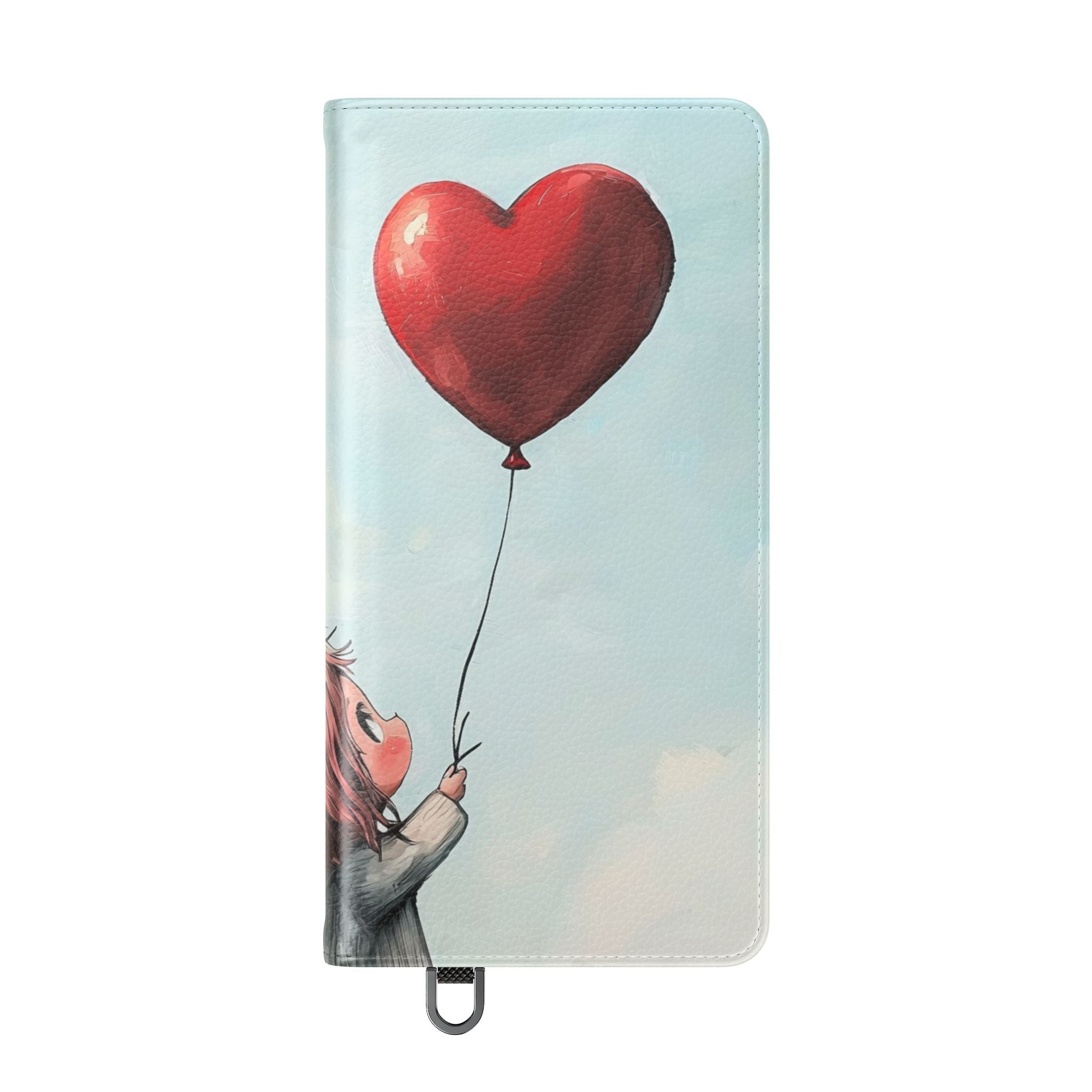 Heart Balloon Whimsy - Samsung S25 Ultra Case - Wallet