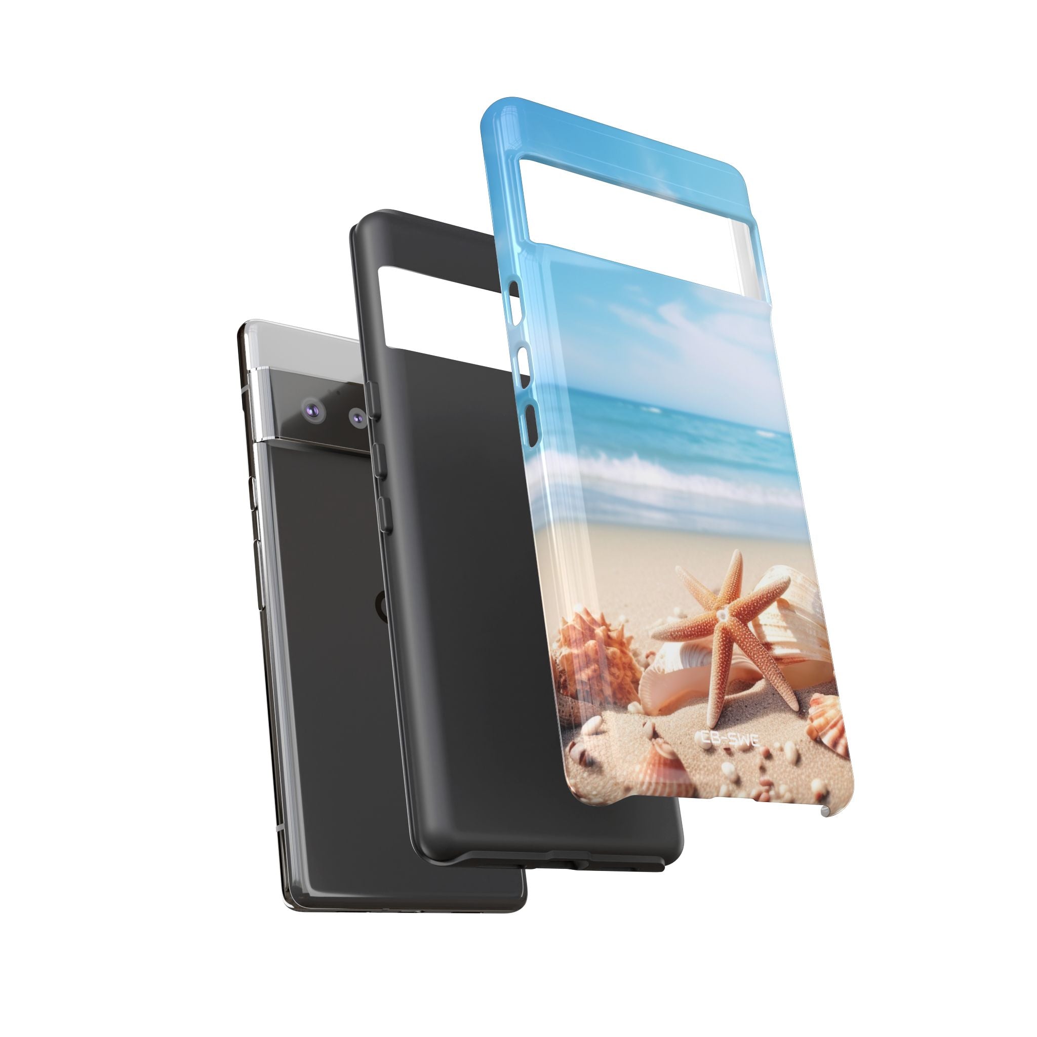 Shells Rest Beneath Waves - Google Pixel Case