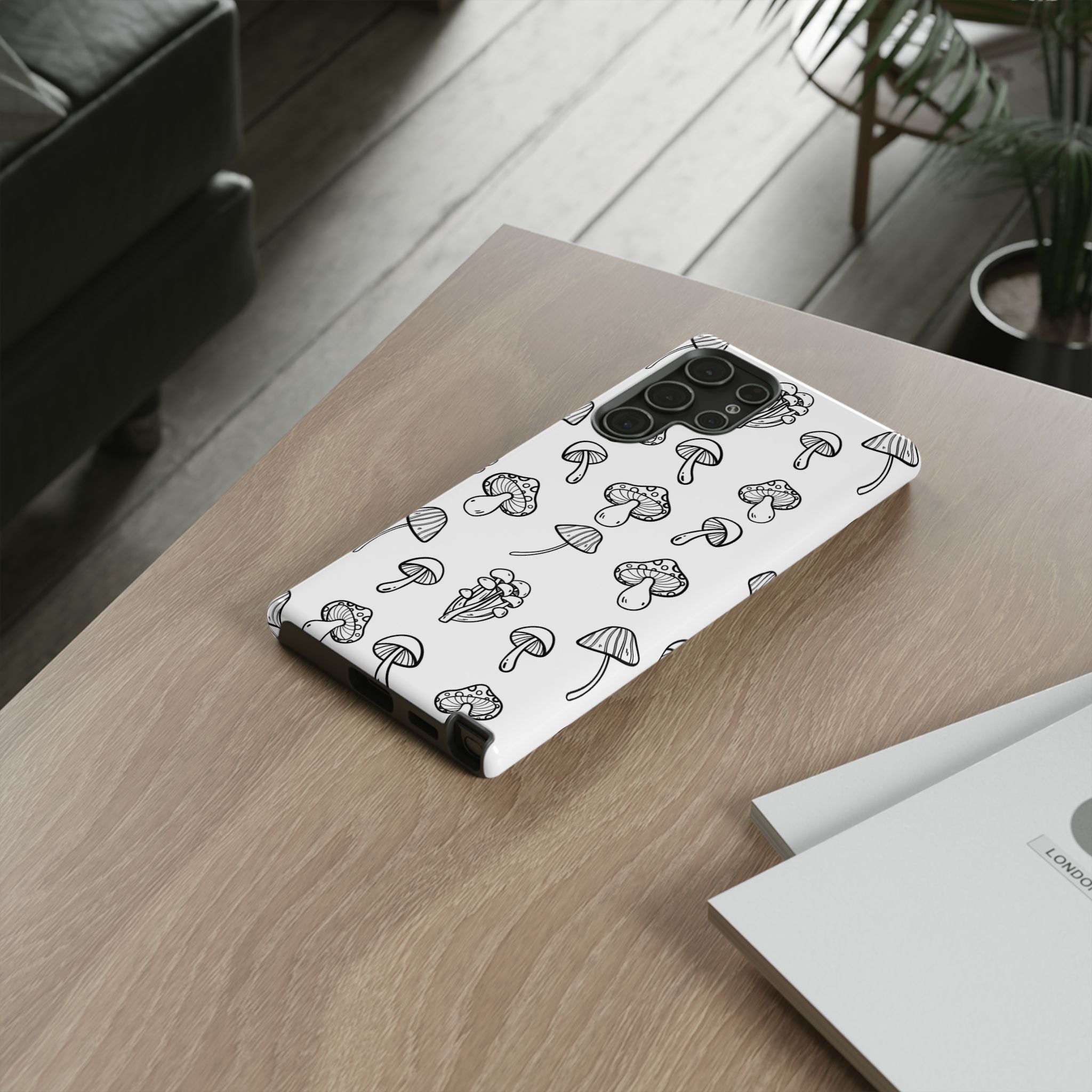 Mushroom Line Play - Samsung Case