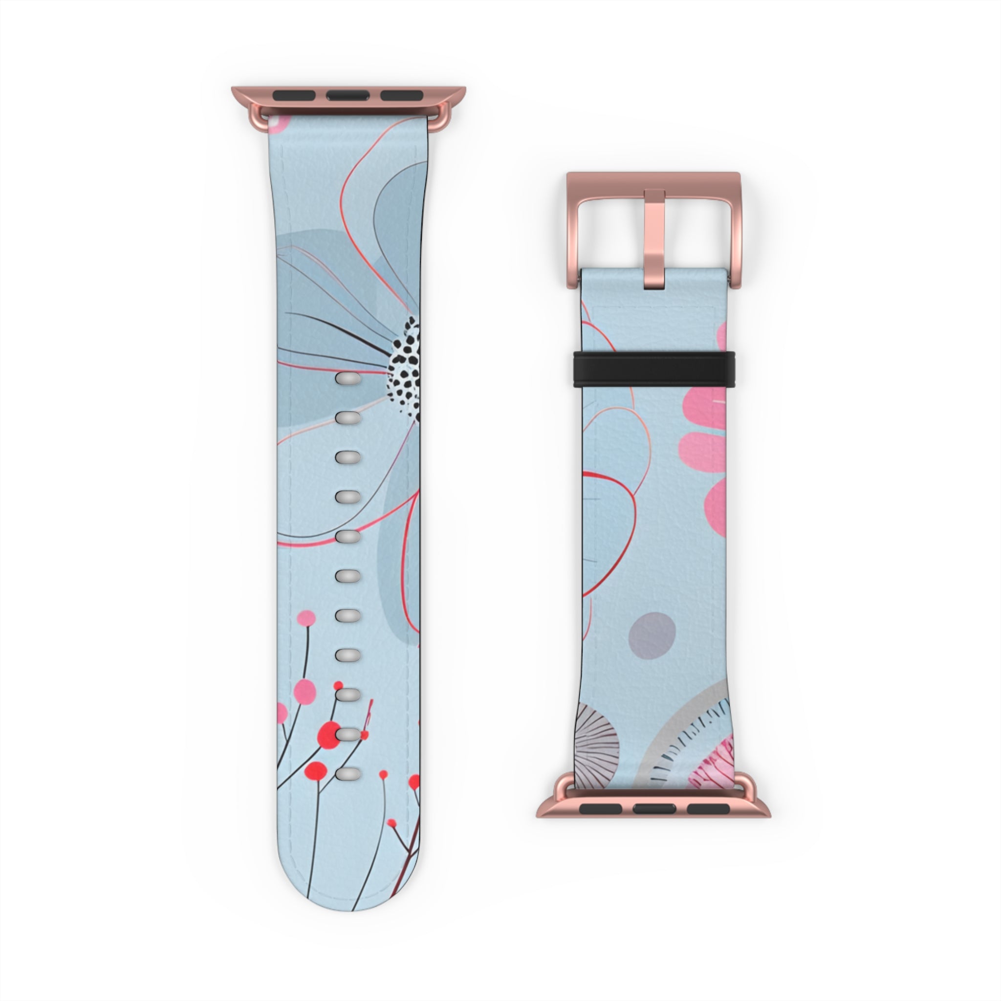 Outlined Bloom Radiance - Watch Band